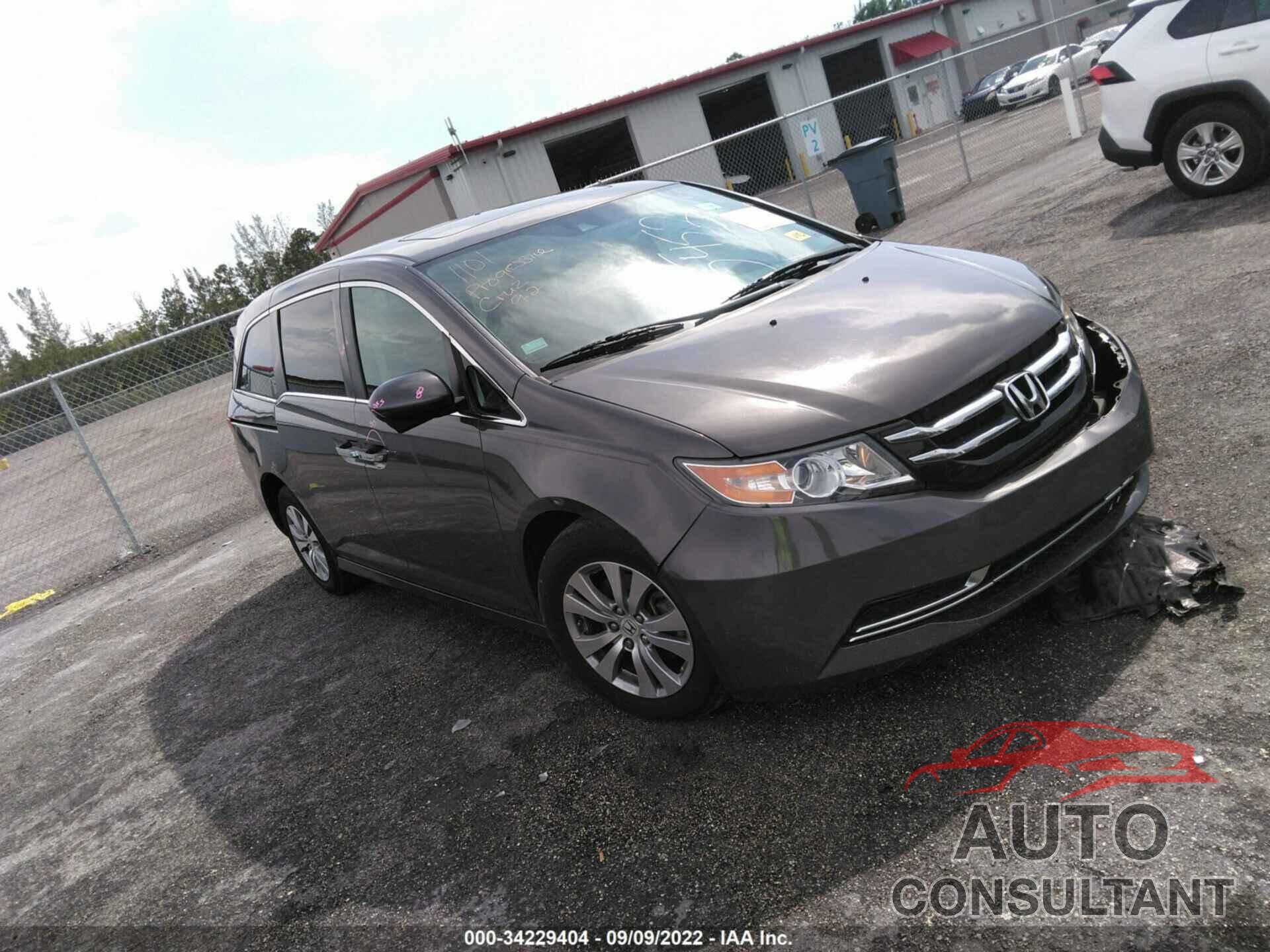 HONDA ODYSSEY 2016 - 5FNRL5H62GB165452