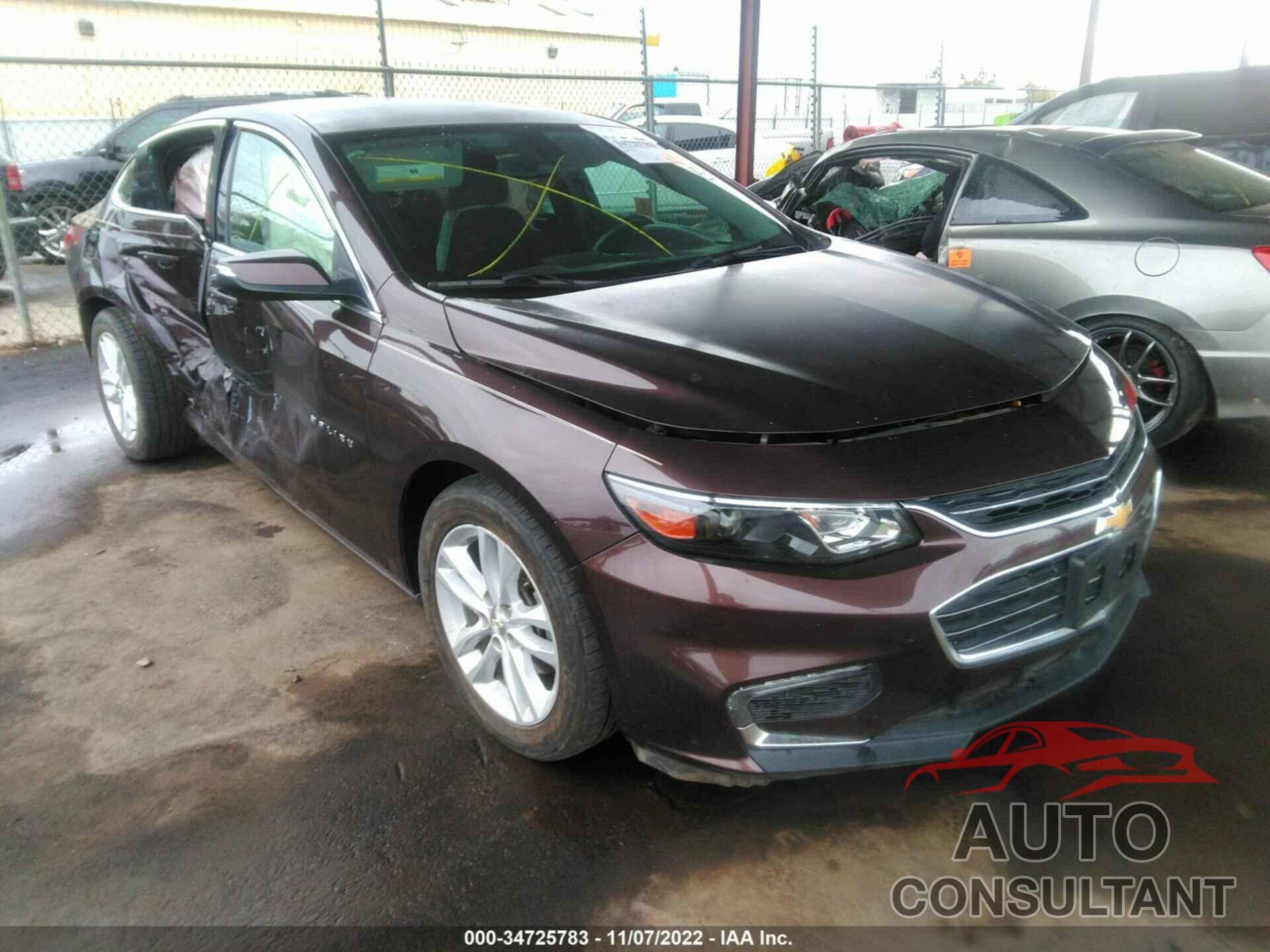 CHEVROLET MALIBU 2016 - 1G1ZE5ST3GF330051
