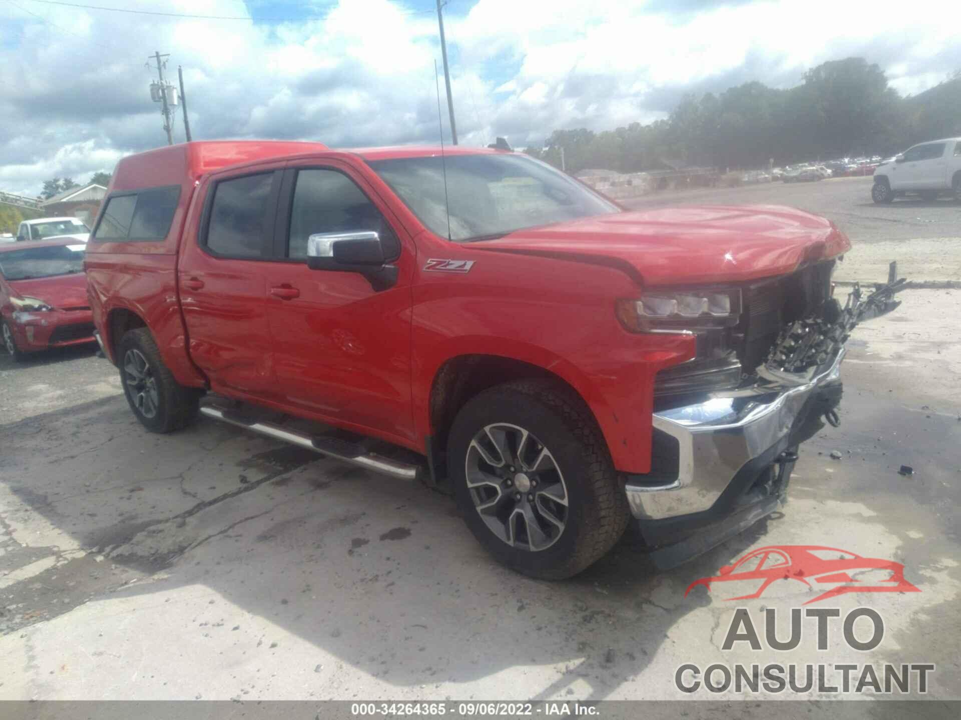 CHEVROLET SILVERADO 1500 2021 - 3GCUYDED4MG150904