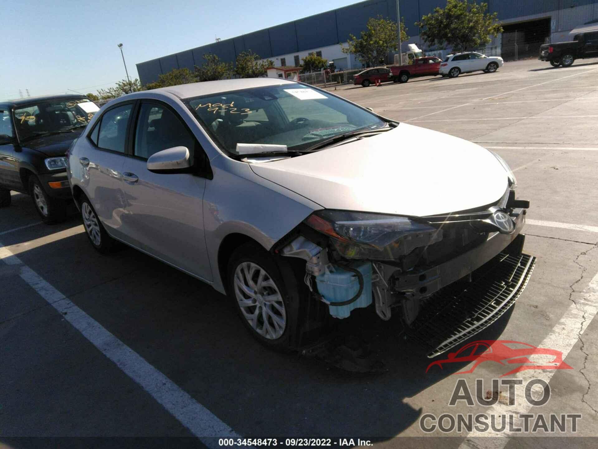 TOYOTA COROLLA 2018 - 2T1BURHE0JC059428
