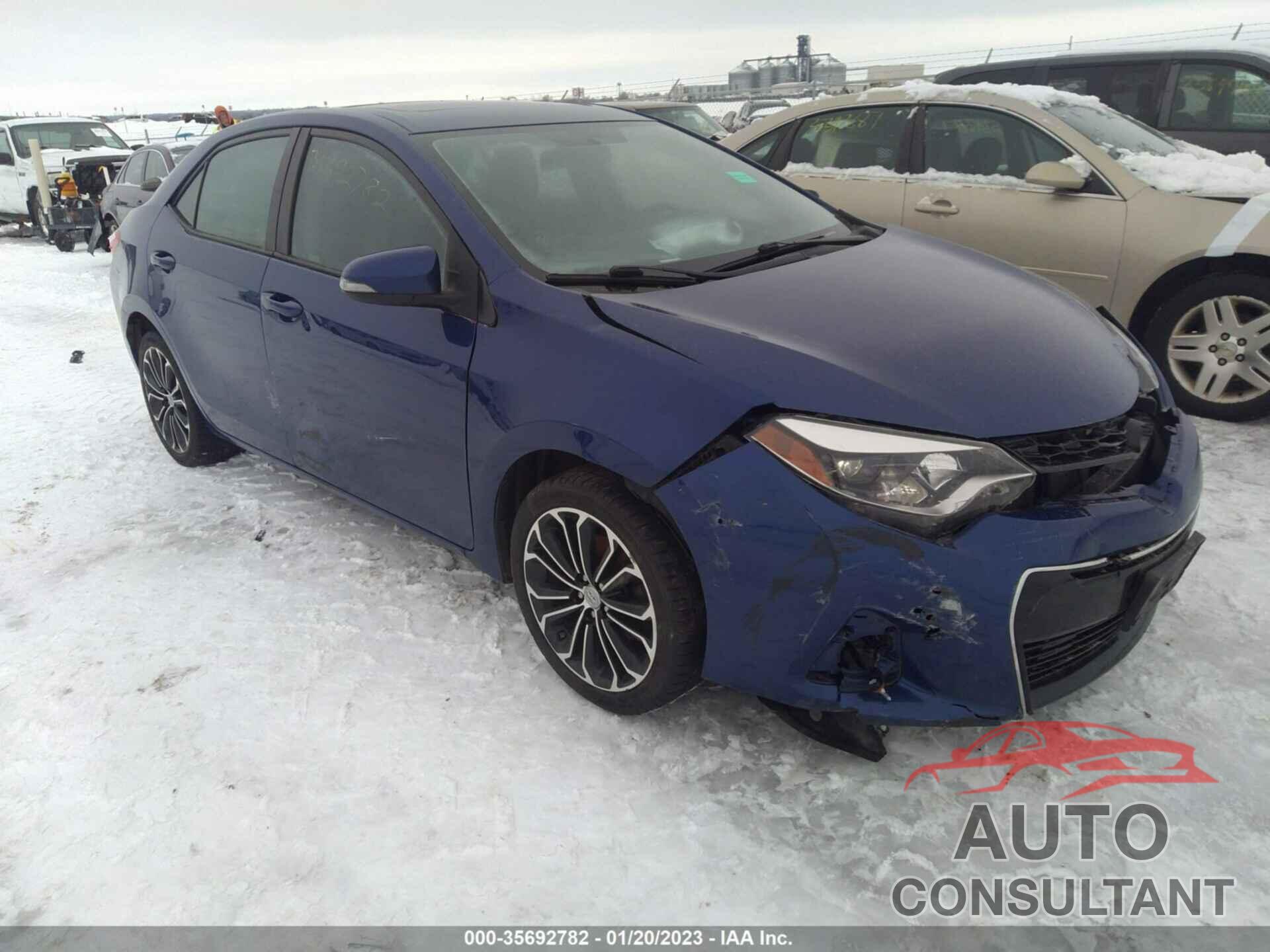 TOYOTA COROLLA 2016 - 2T1BURHE8GC610715