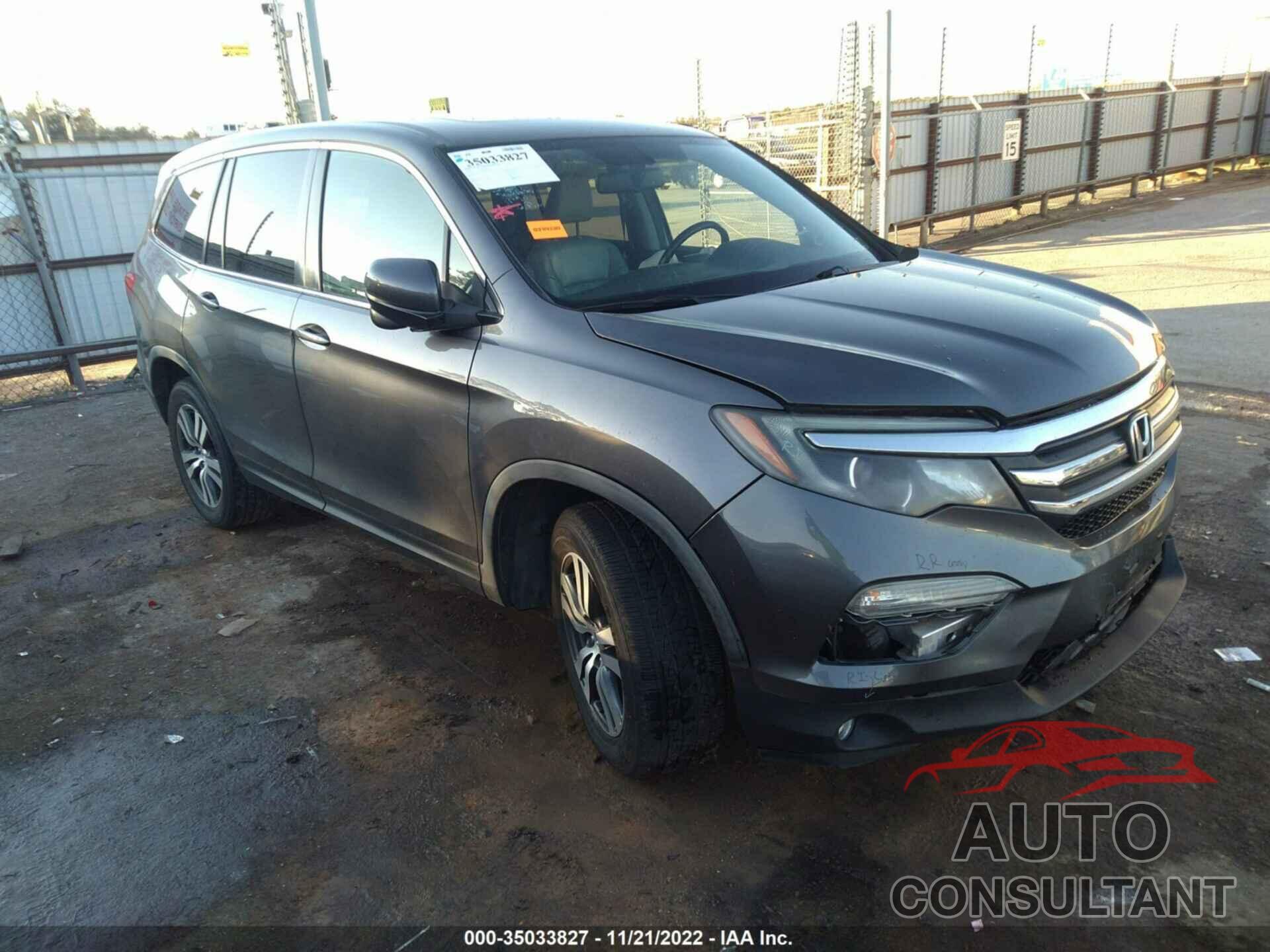 HONDA PILOT 2016 - 5FNYF5H52GB011432