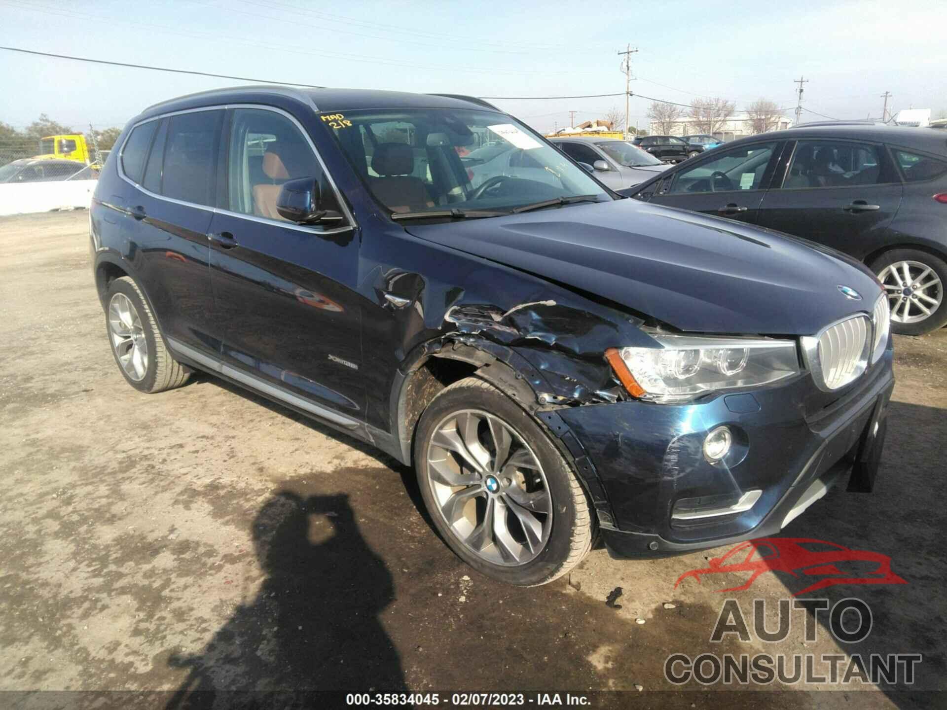 BMW X3 2016 - 5UXWX7C55G0S17199