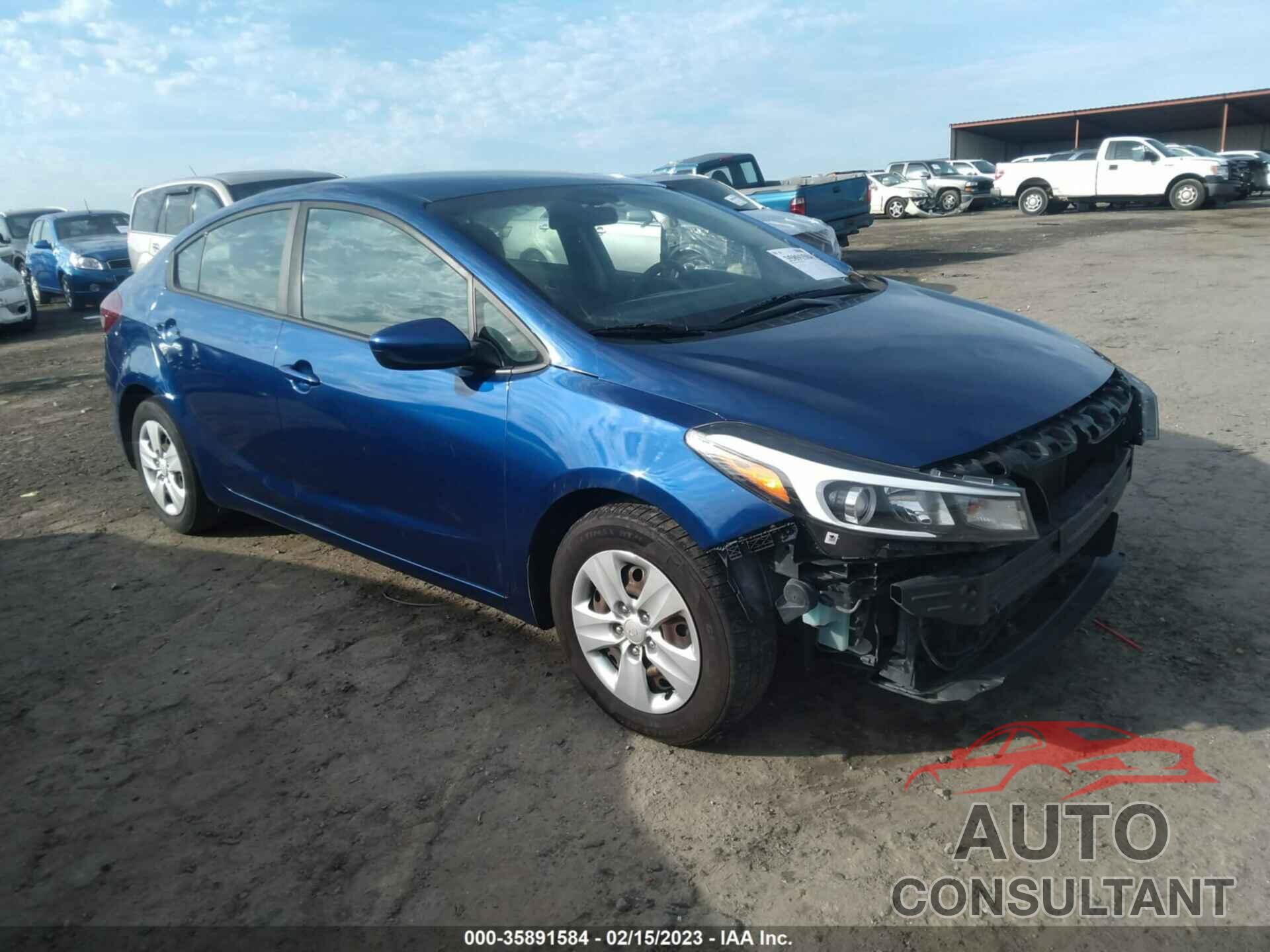 KIA FORTE 2017 - 3KPFK4A7XHE147887