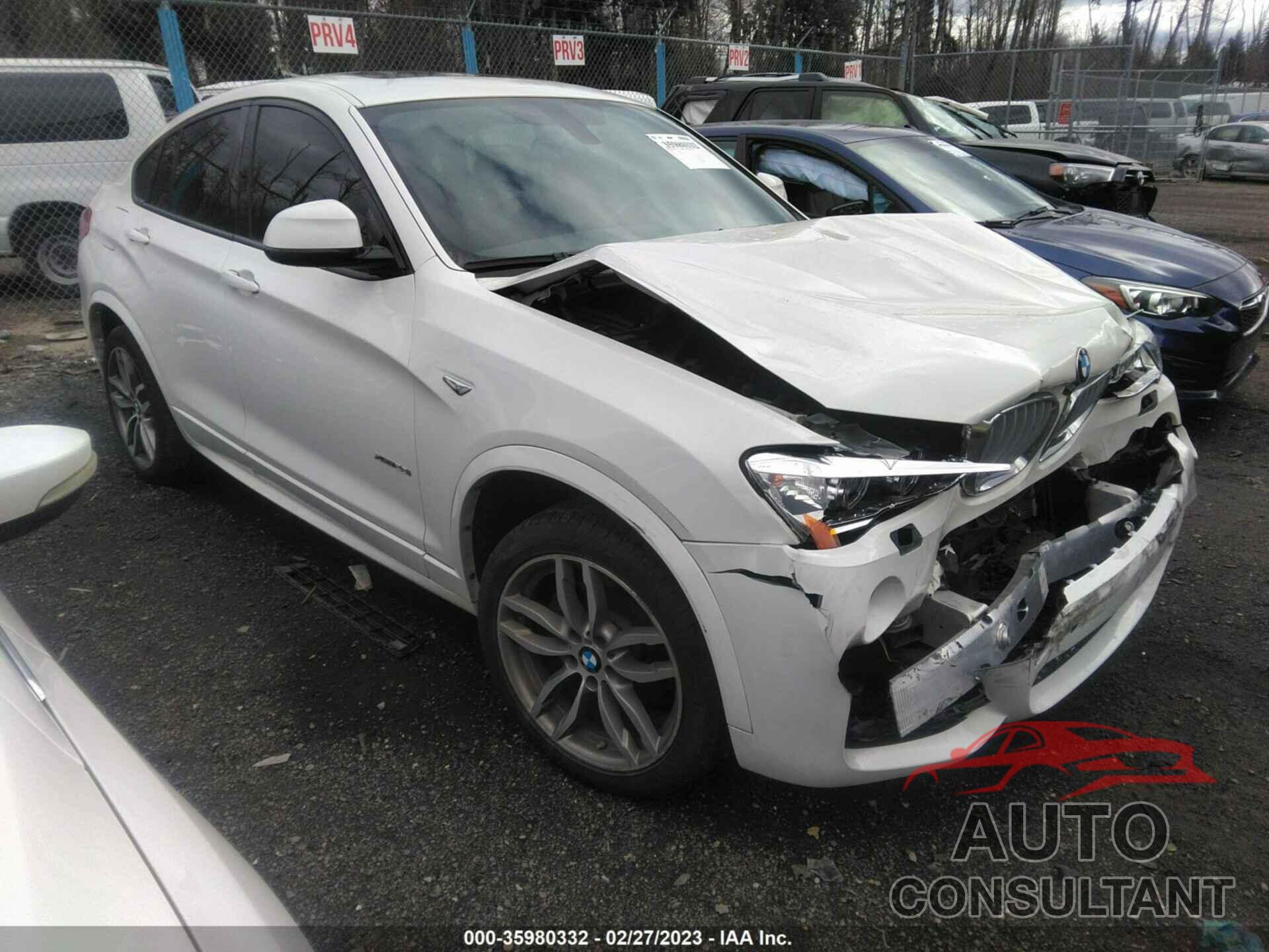 BMW X4 2016 - 5UXXW3C57G0R21033