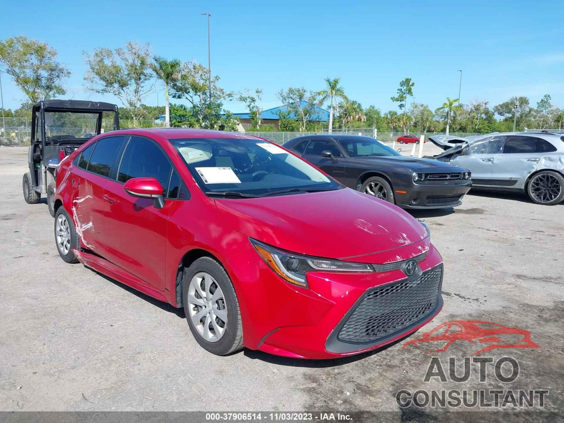 TOYOTA COROLLA 2021 - JTDEPMAE8MJ157732