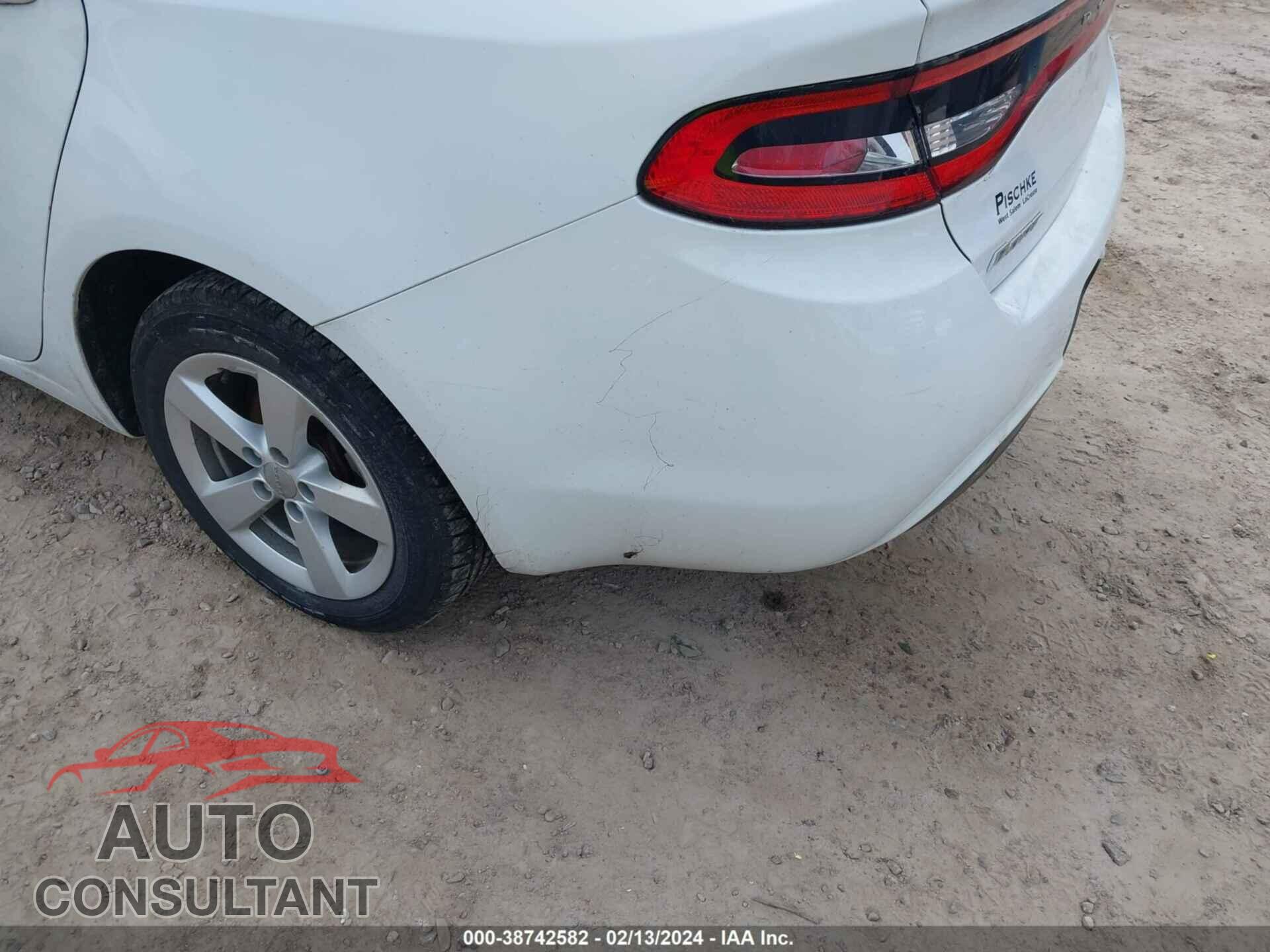 DODGE DART 2016 - 1C3CDFBBXGD531068