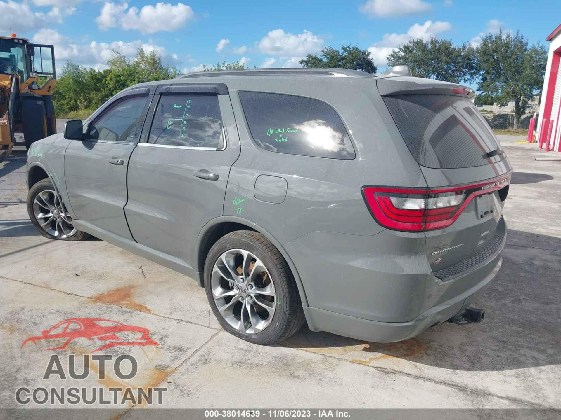 DODGE DURANGO 2019 - 1C4RDJDG5KC821508