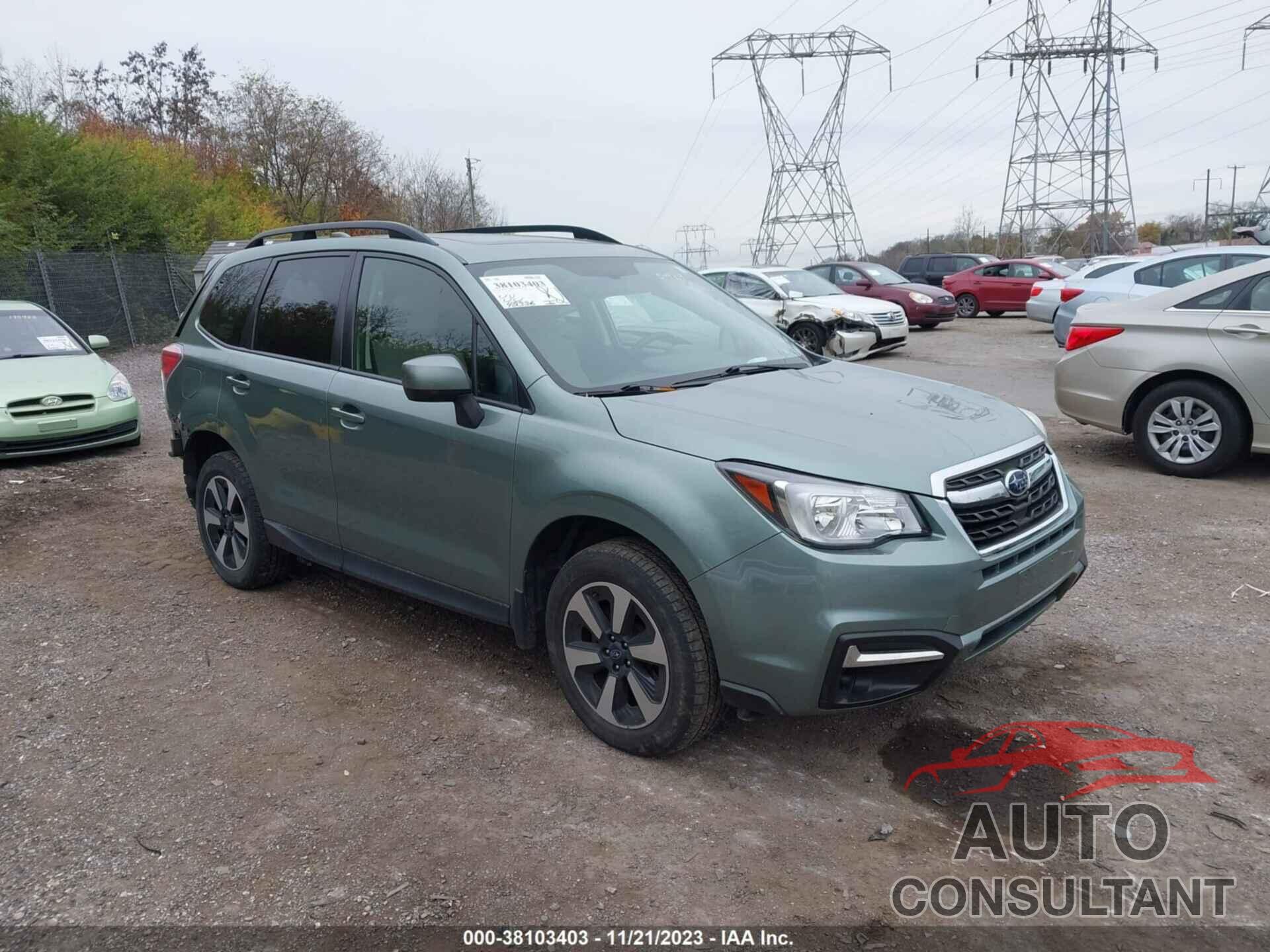 SUBARU FORESTER 2018 - JF2SJAEC8JH574719