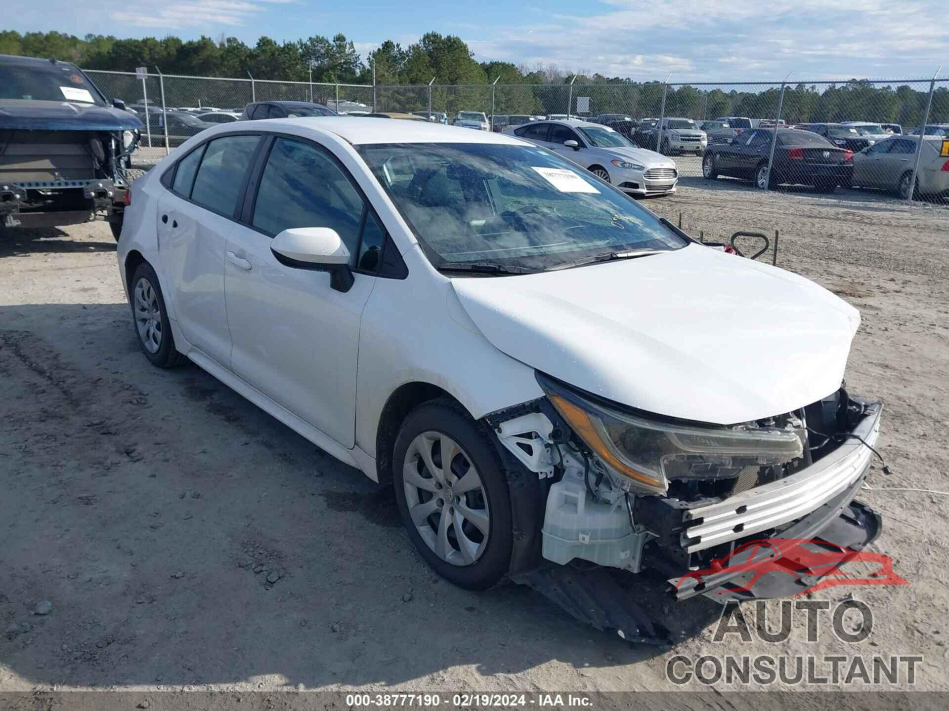 TOYOTA COROLLA 2020 - 5YFEPRAE1LP026715