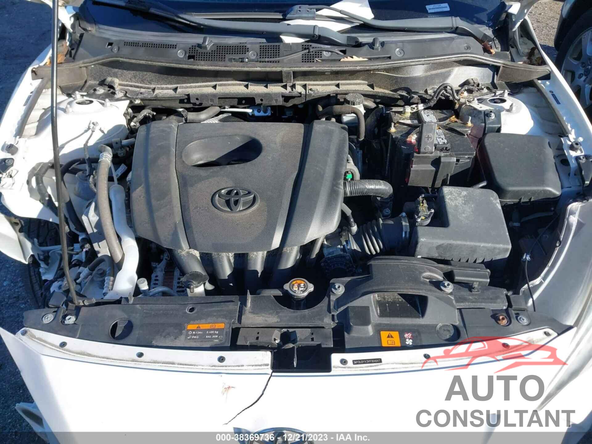 TOYOTA YARIS IA 2017 - 3MYDLBYV3HY184647