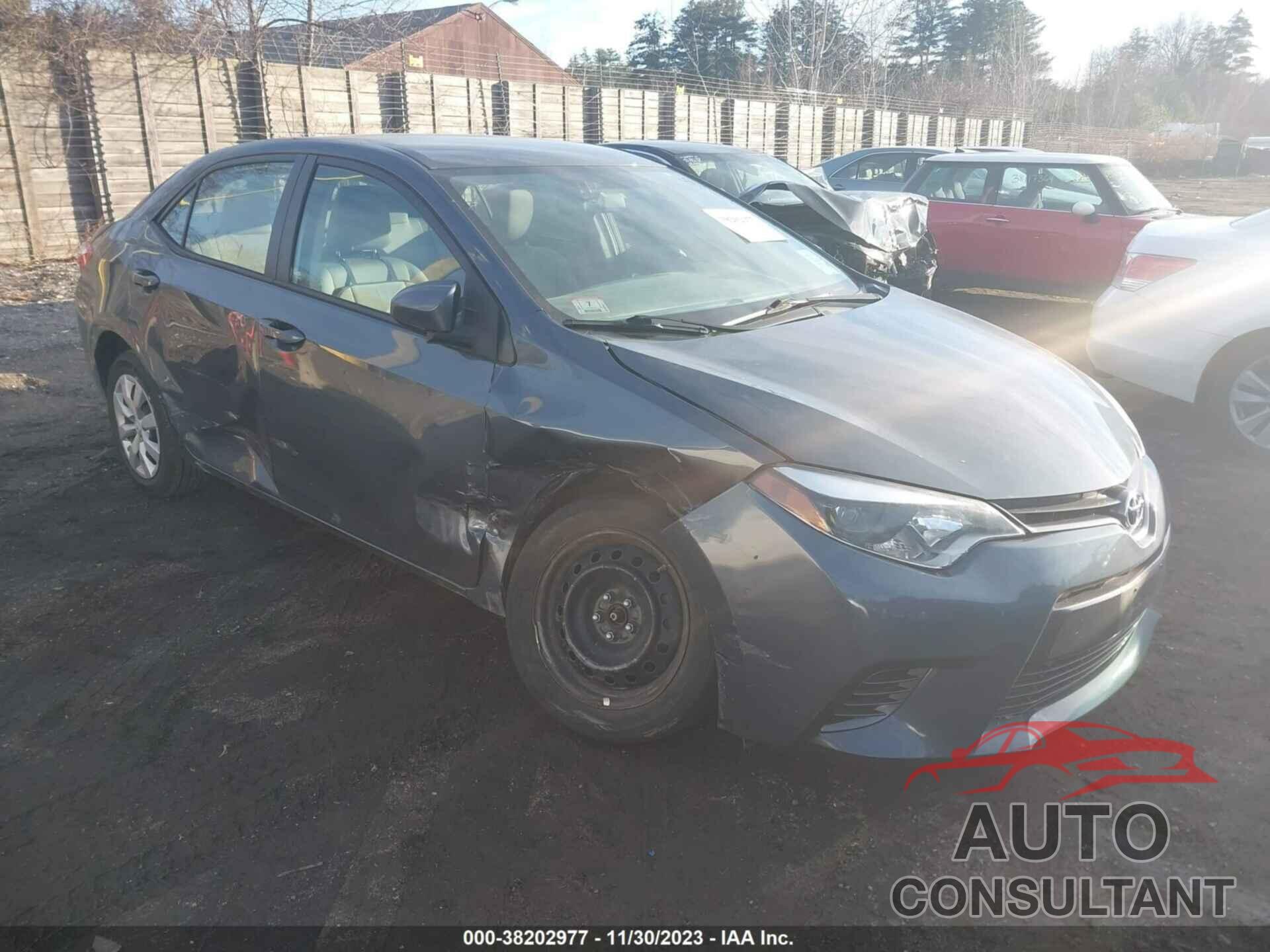 TOYOTA COROLLA 2016 - 2T1BURHE6GC707220