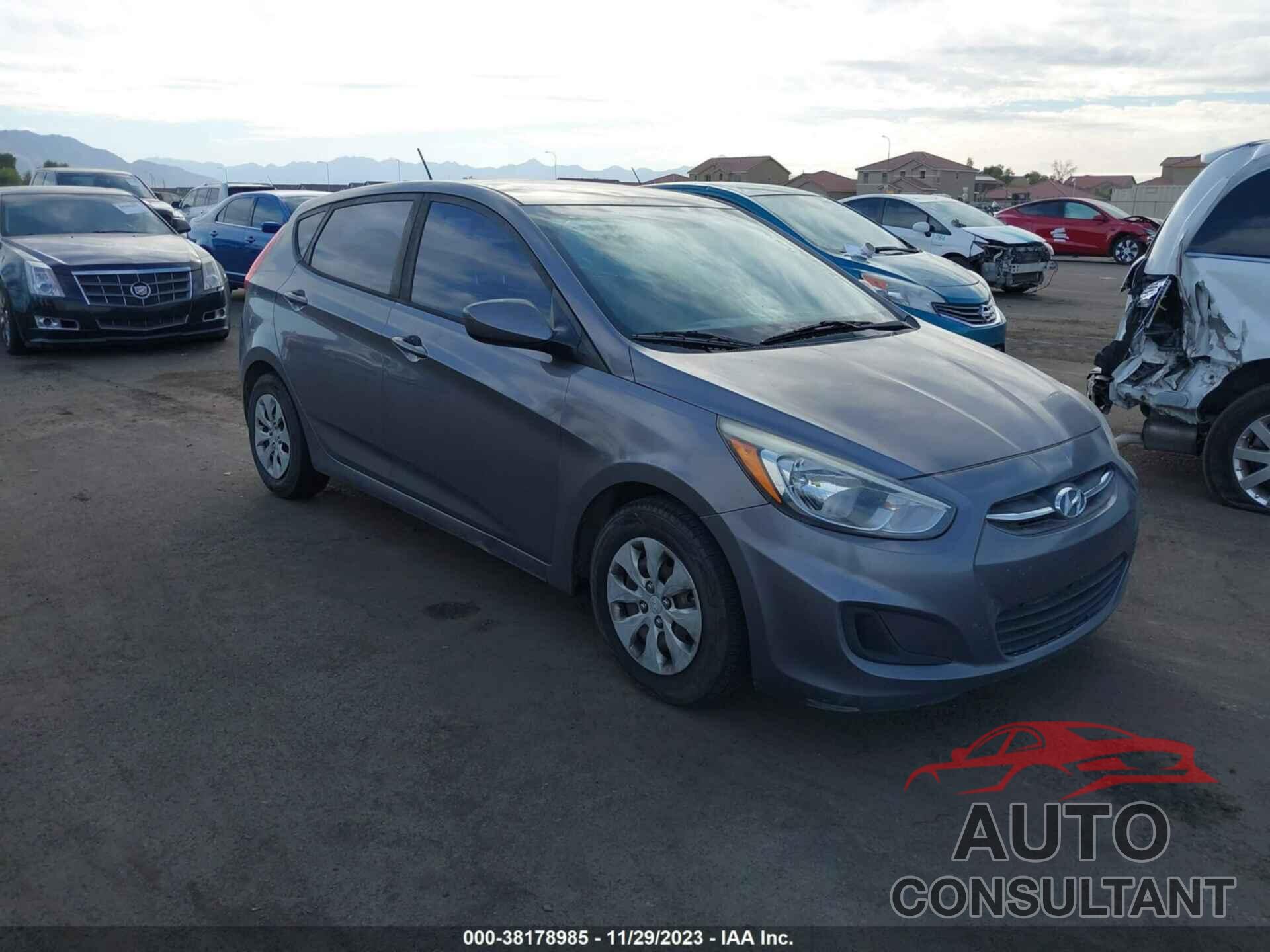 HYUNDAI ACCENT 2016 - KMHCT5AEXGU280374