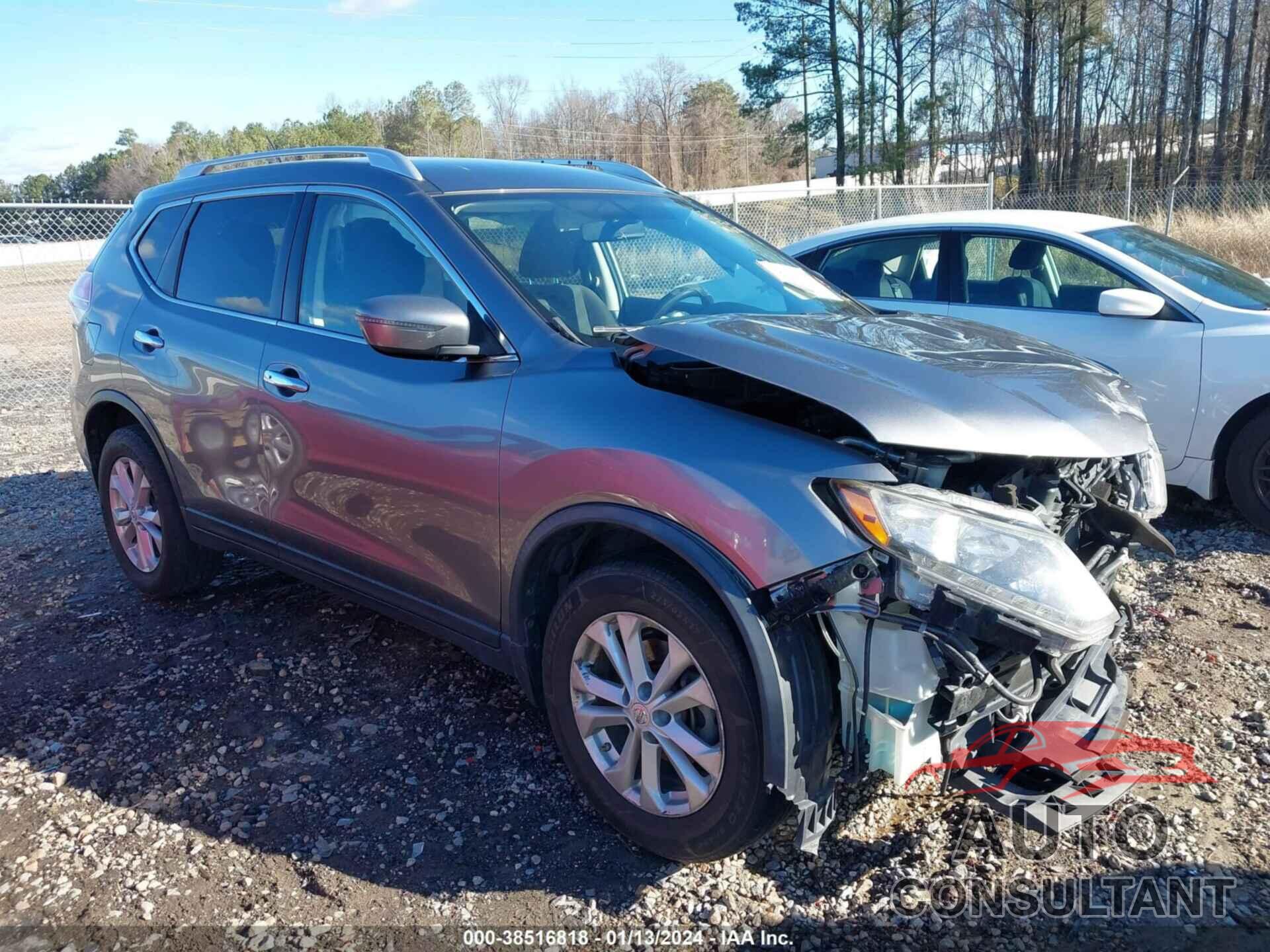 NISSAN ROGUE 2016 - KNMAT2MTXGP597736