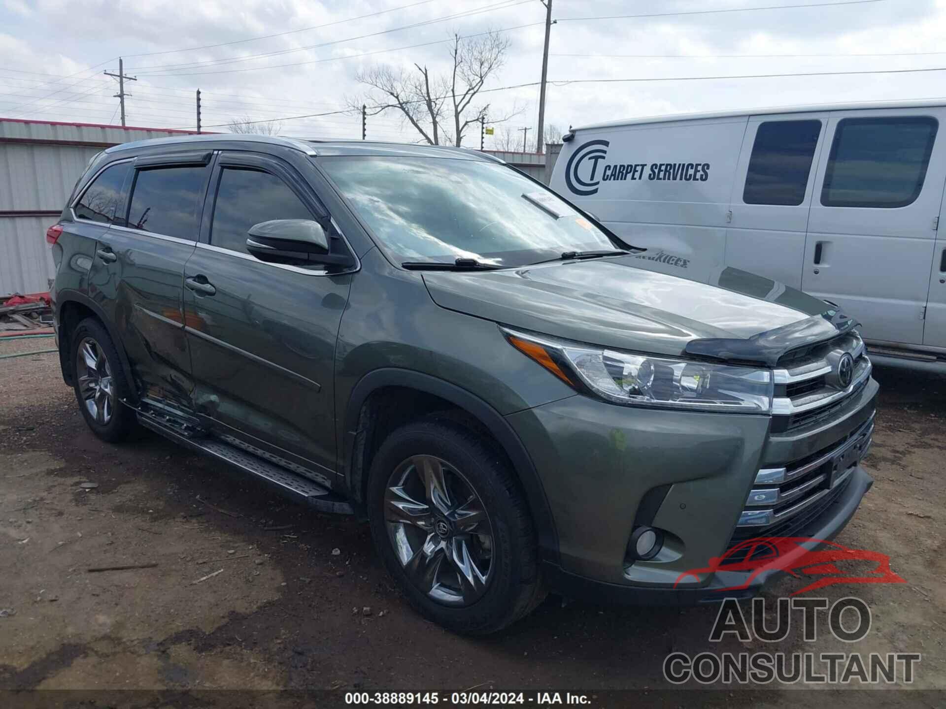 TOYOTA HIGHLANDER 2018 - 5TDDZRFH1JS804072