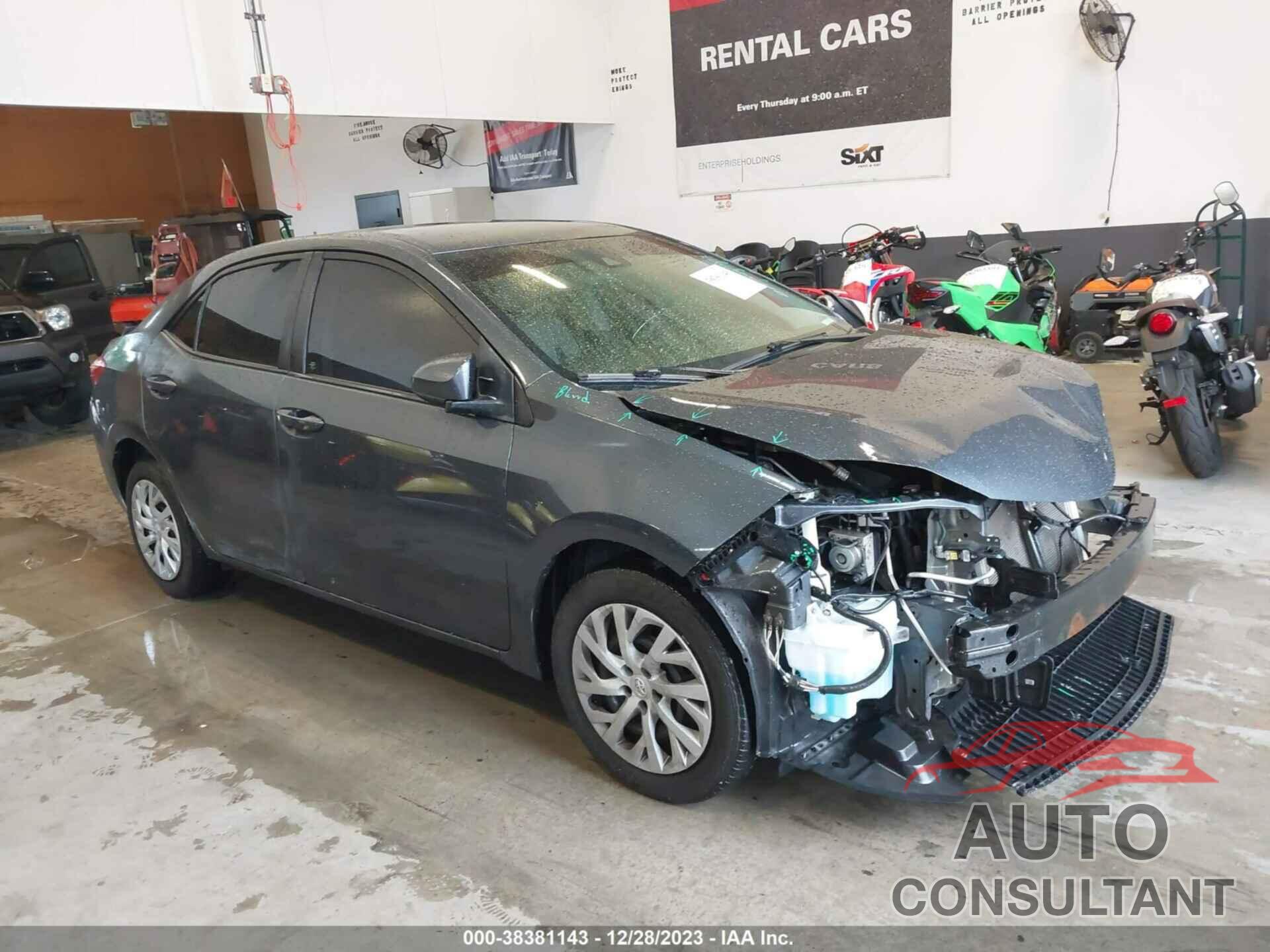 TOYOTA COROLLA 2017 - 2T1BURHE0HC836801