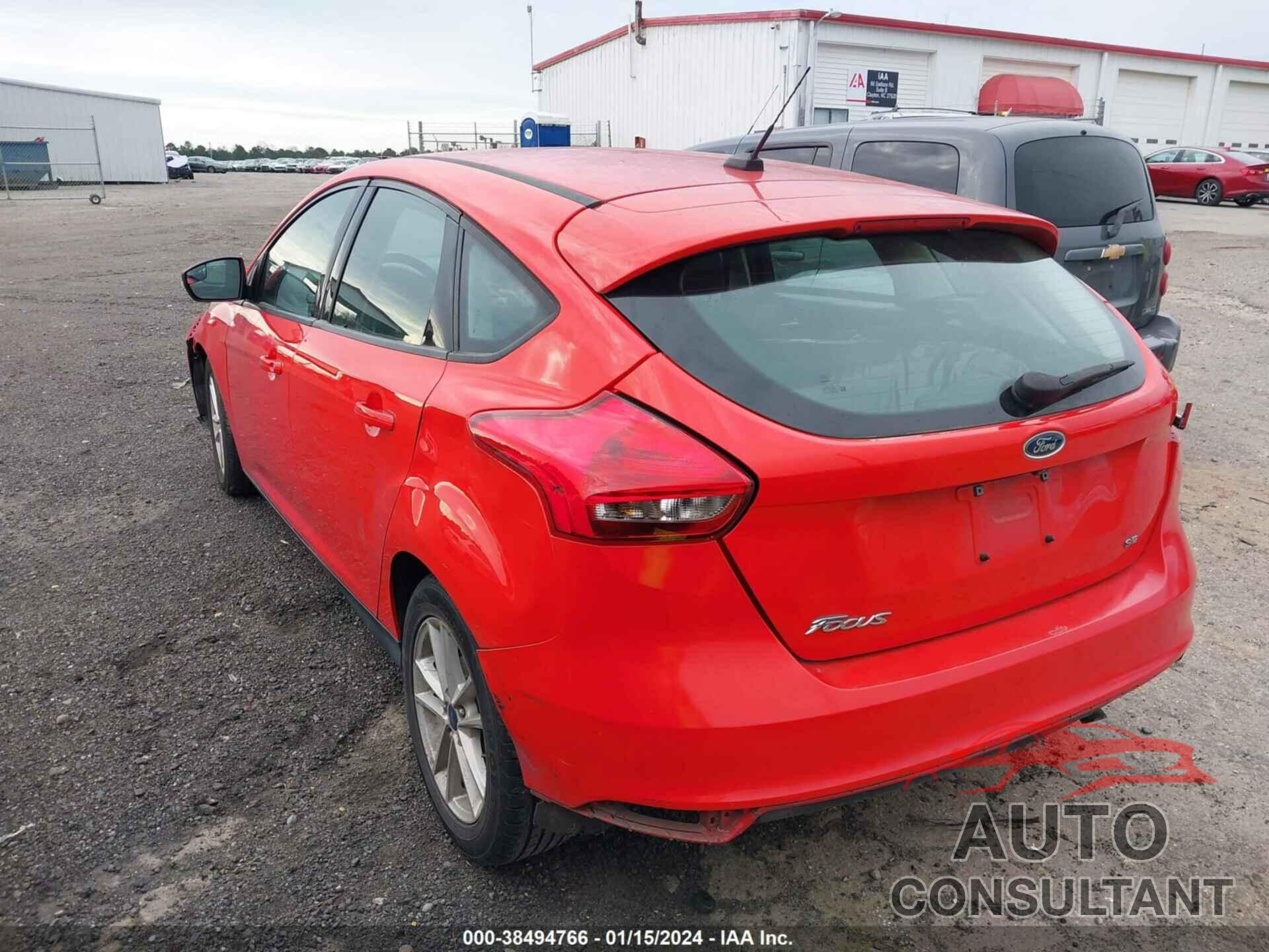 FORD FOCUS 2017 - 1FADP3K20HL278782