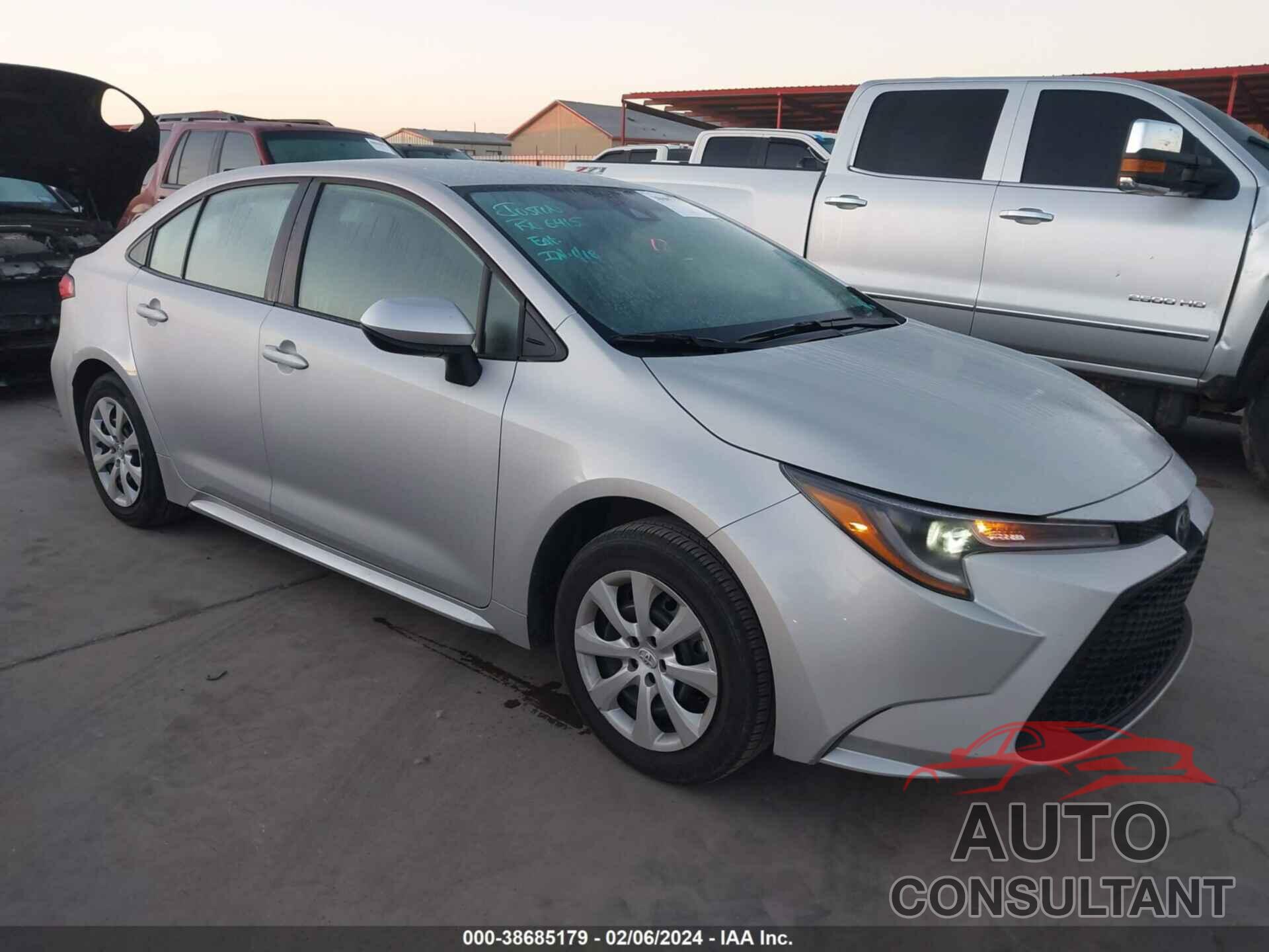 TOYOTA COROLLA 2022 - 5YFEPMAE4NP382372