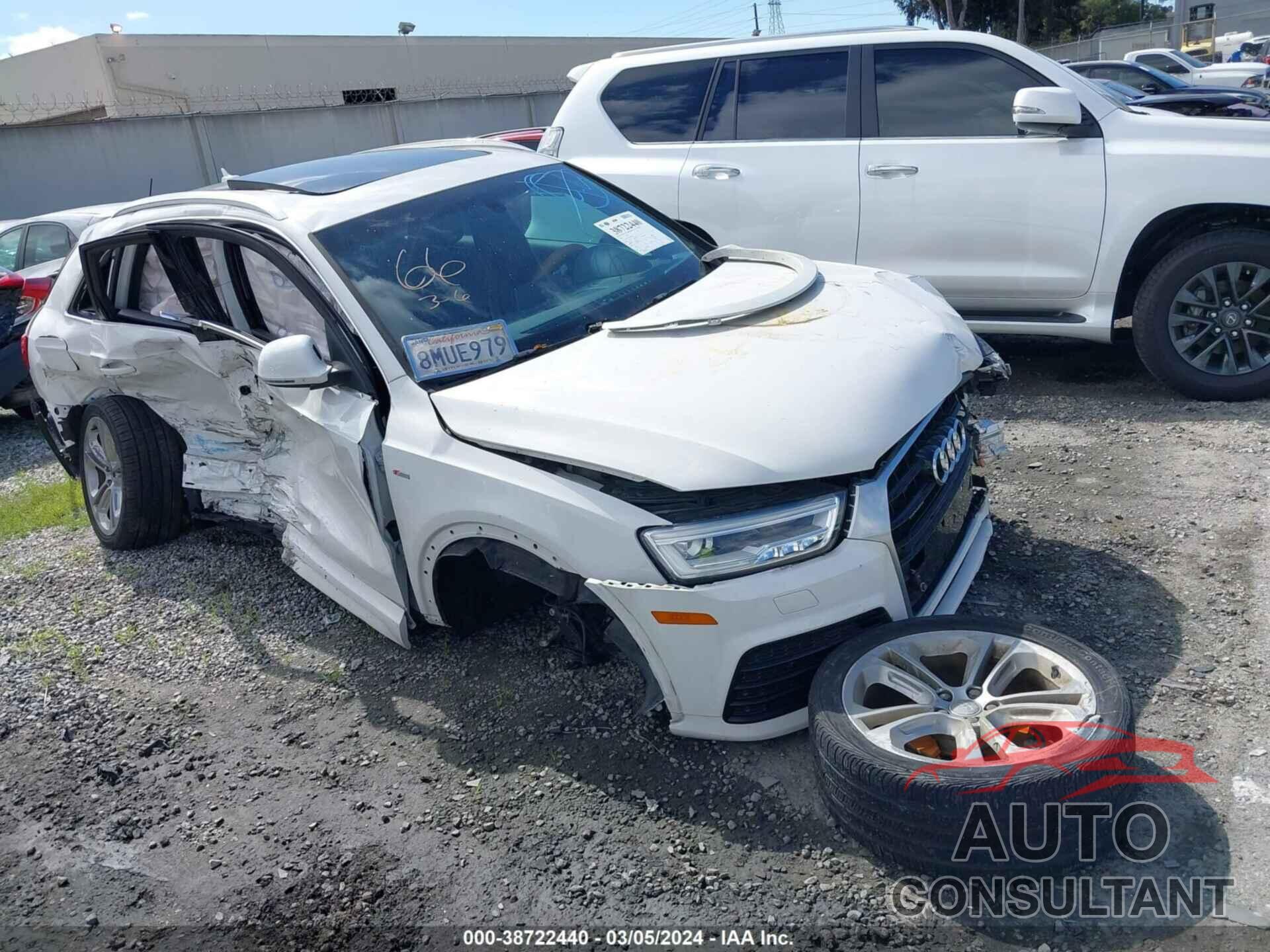 AUDI Q3 2016 - WA1GFCFS3GR004910