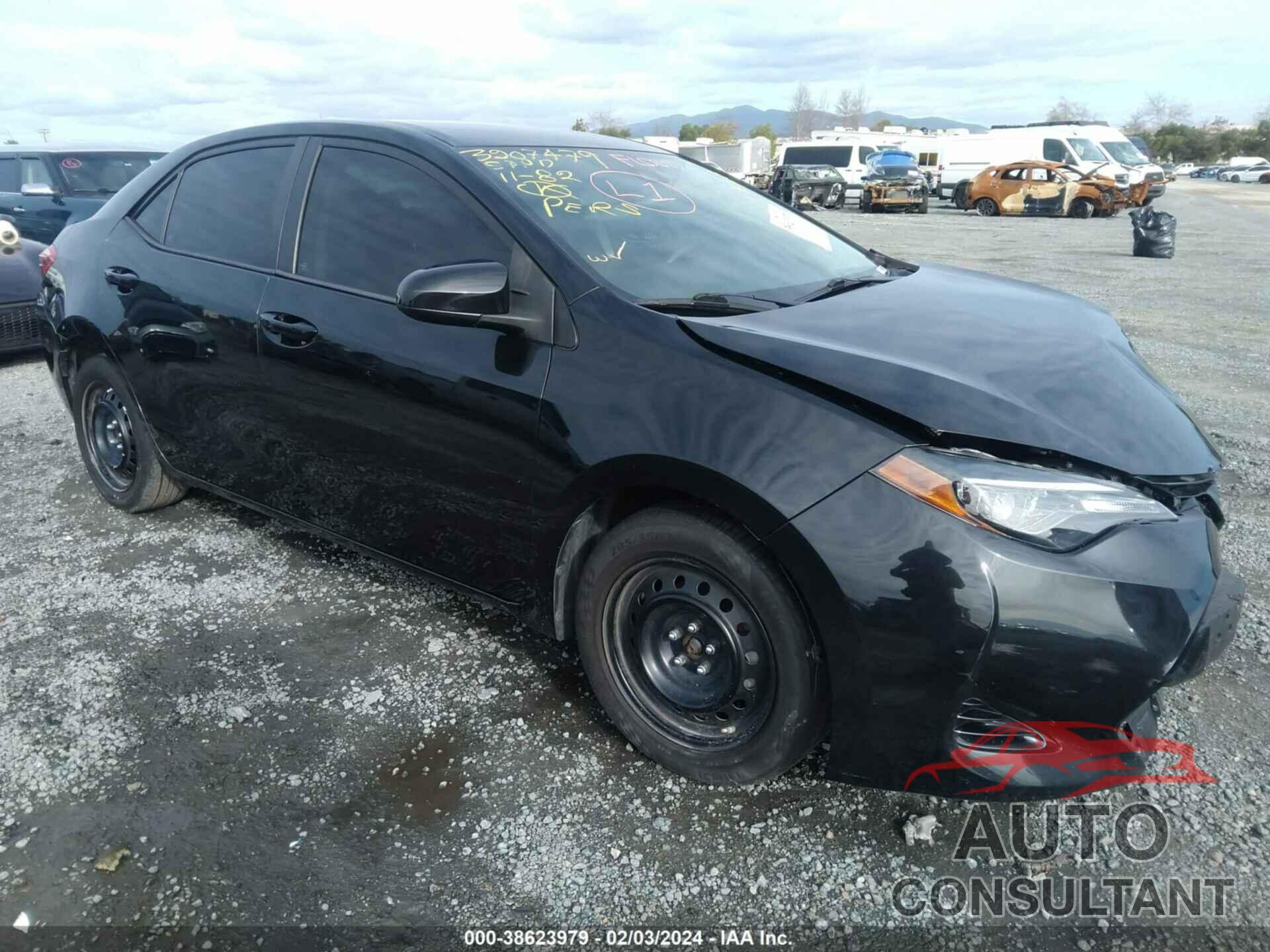 TOYOTA COROLLA 2019 - 2T1BURHE6KC157624