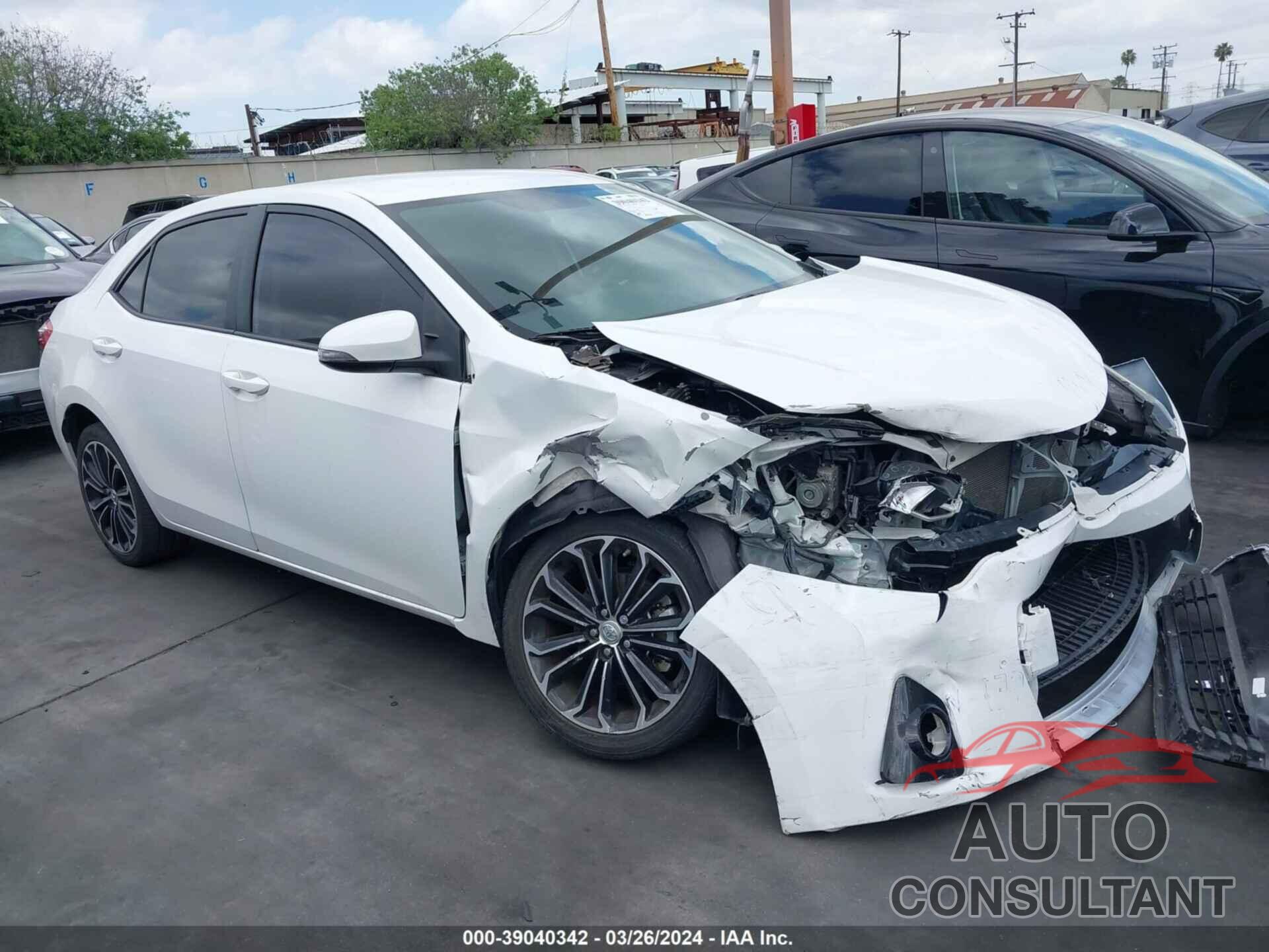 TOYOTA COROLLA 2016 - 5YFBURHE4GP476785
