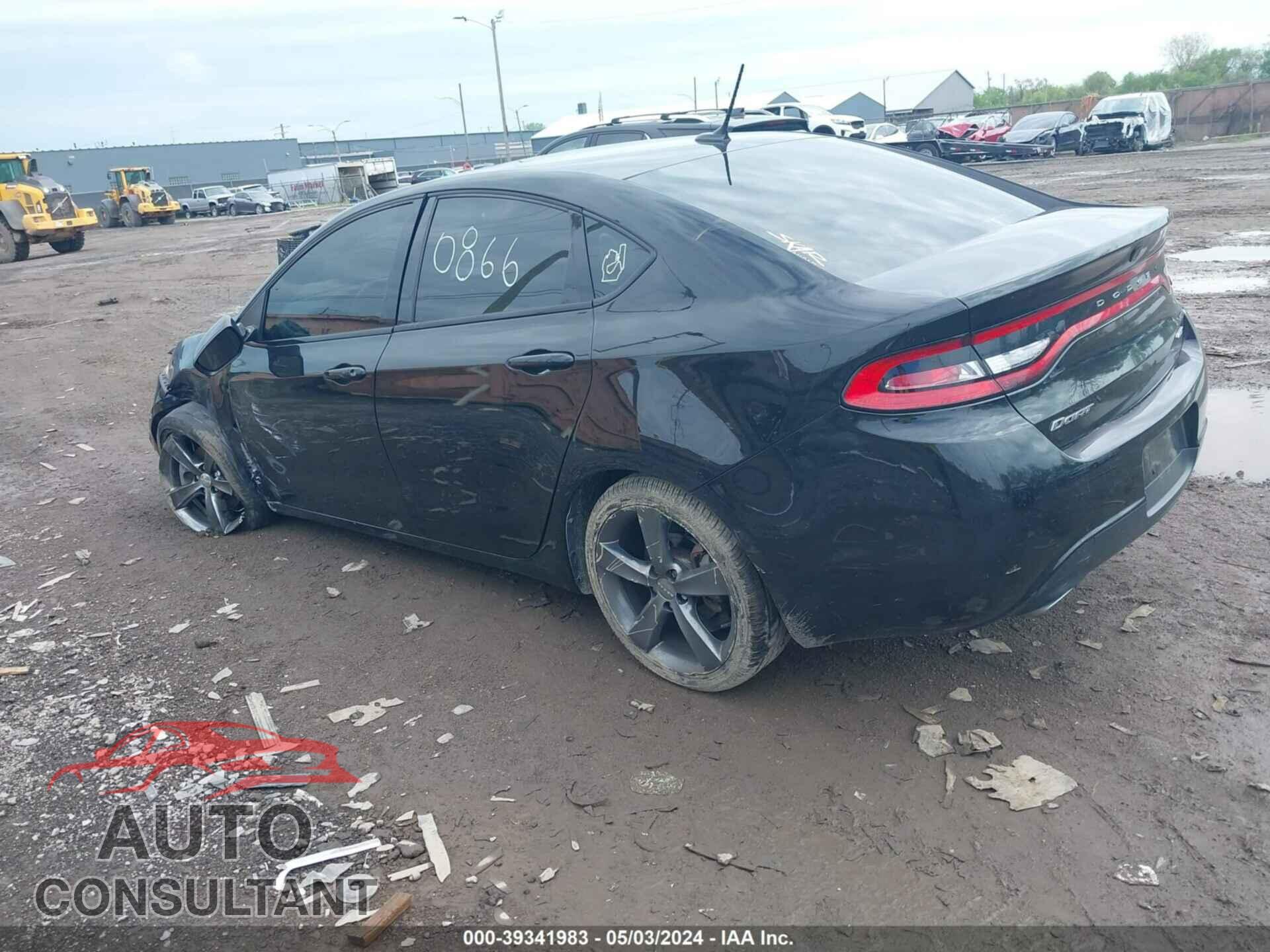 DODGE DART 2016 - 1C3CDFEBXGD750866
