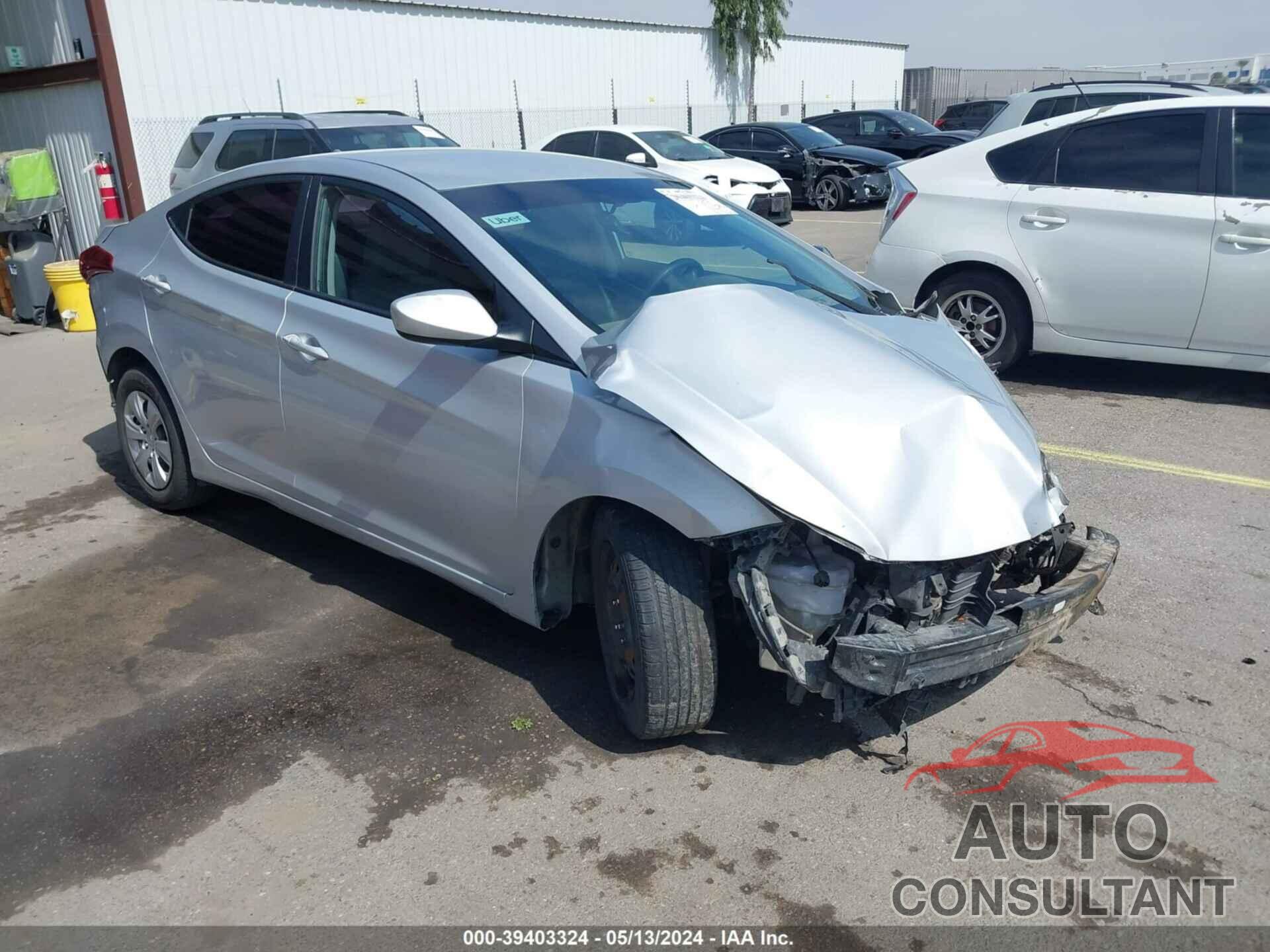 HYUNDAI ELANTRA 2016 - KMHDH4AEXGU483698