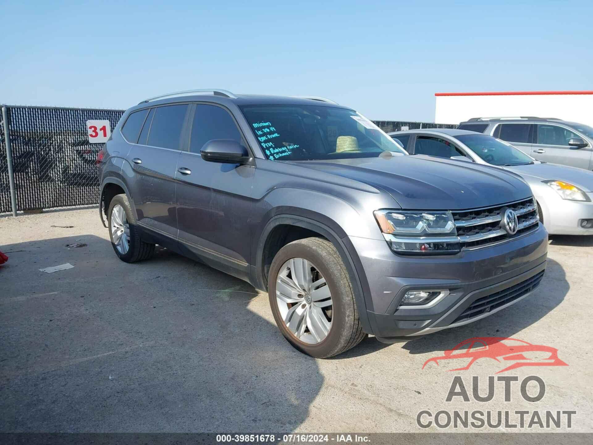 VOLKSWAGEN ATLAS 2019 - 1V2MR2CA1KC547818