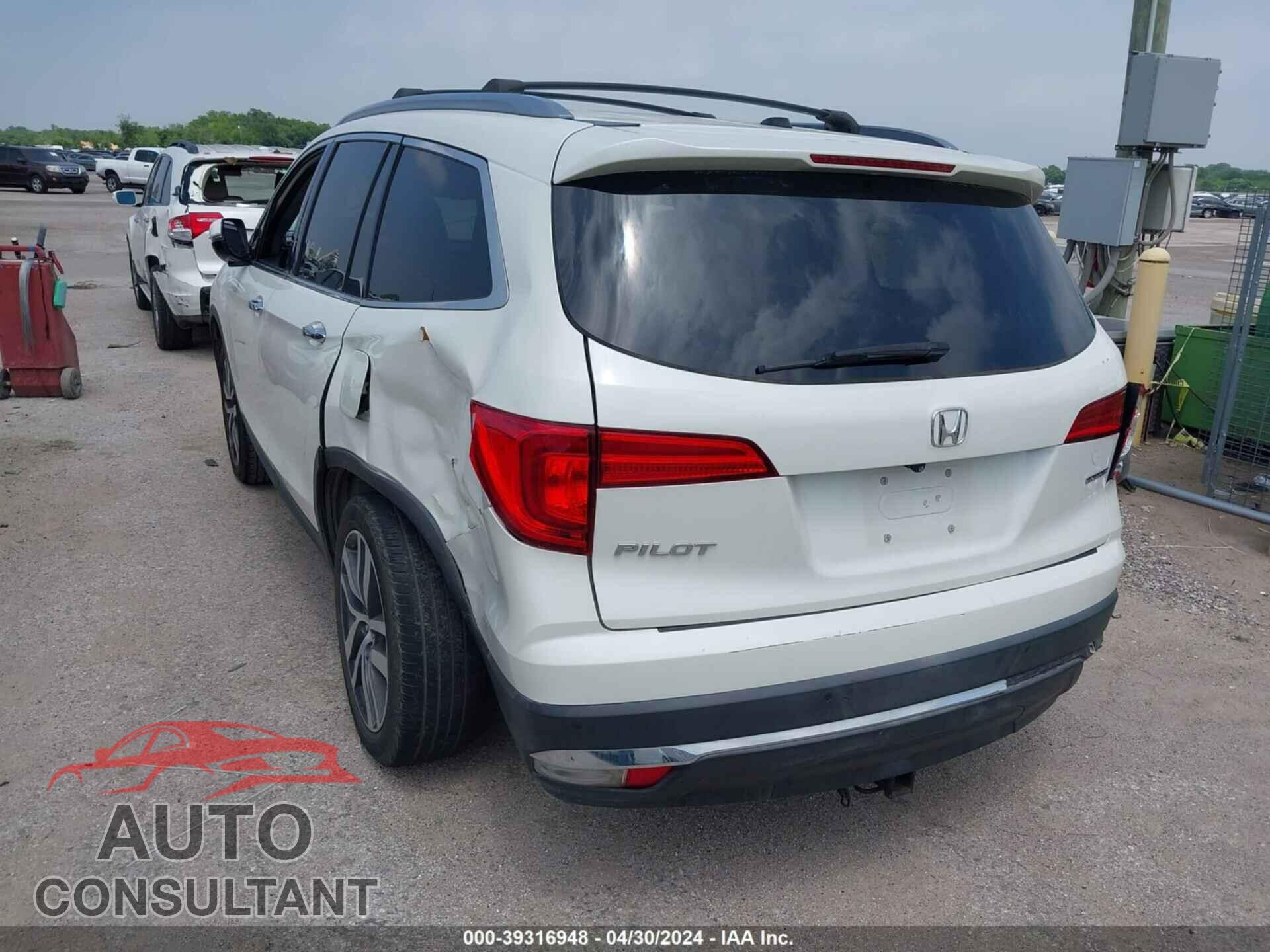 HONDA PILOT 2017 - 5FNYF5H97HB008885