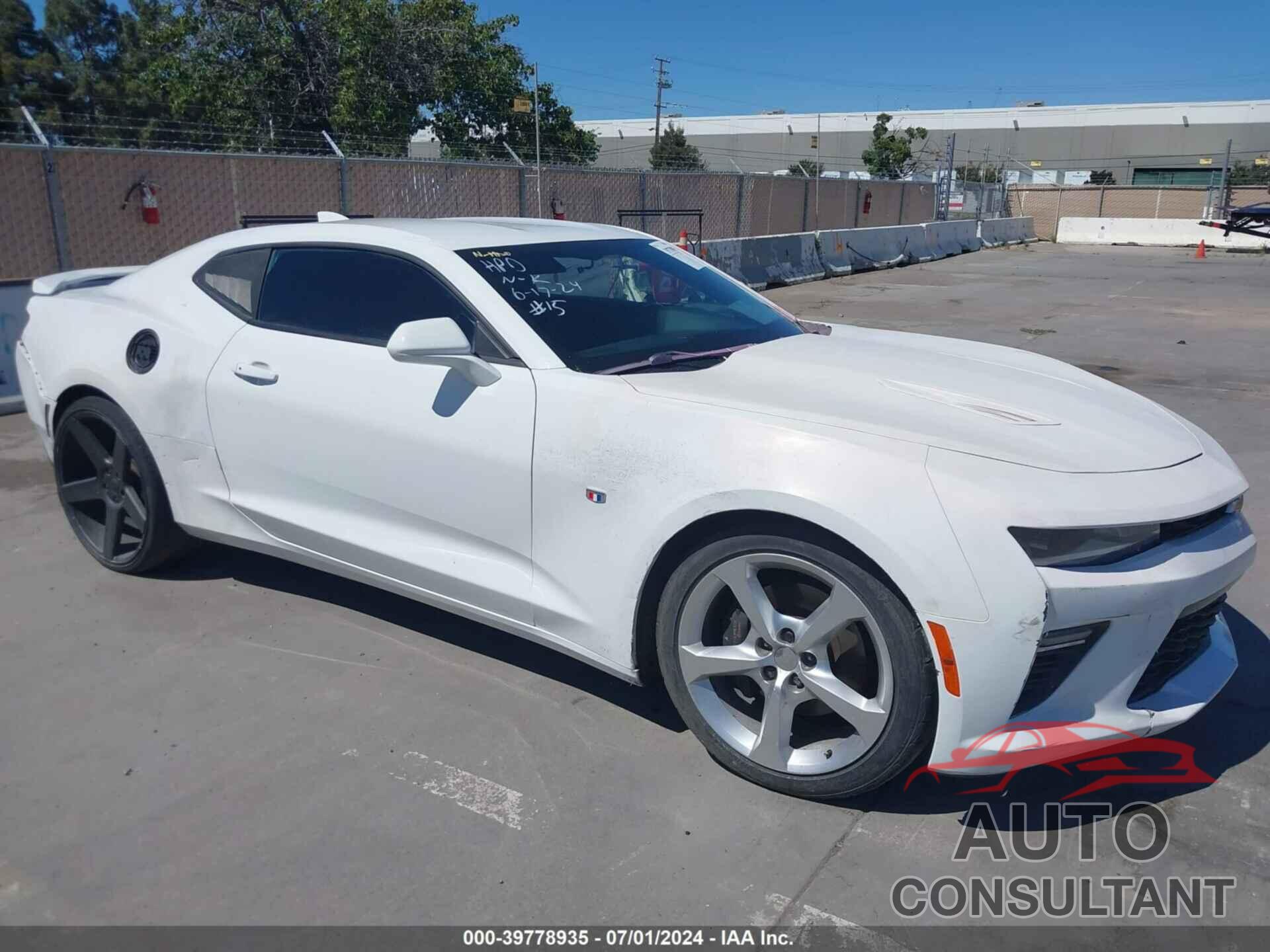 CHEVROLET CAMARO 2016 - 1G1FH1R78G0135111