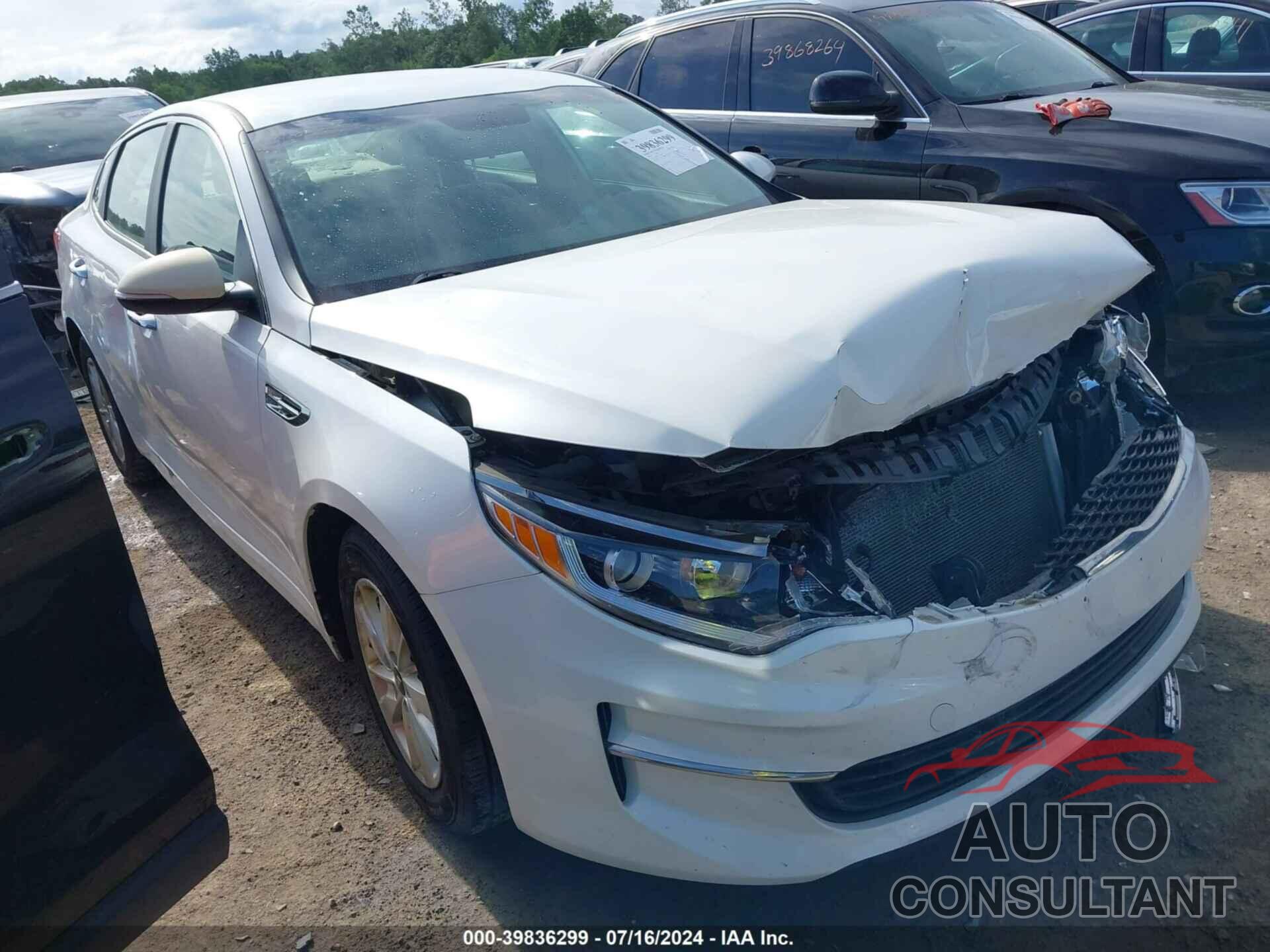 KIA OPTIMA 2016 - KNAGT4L3XG5088357