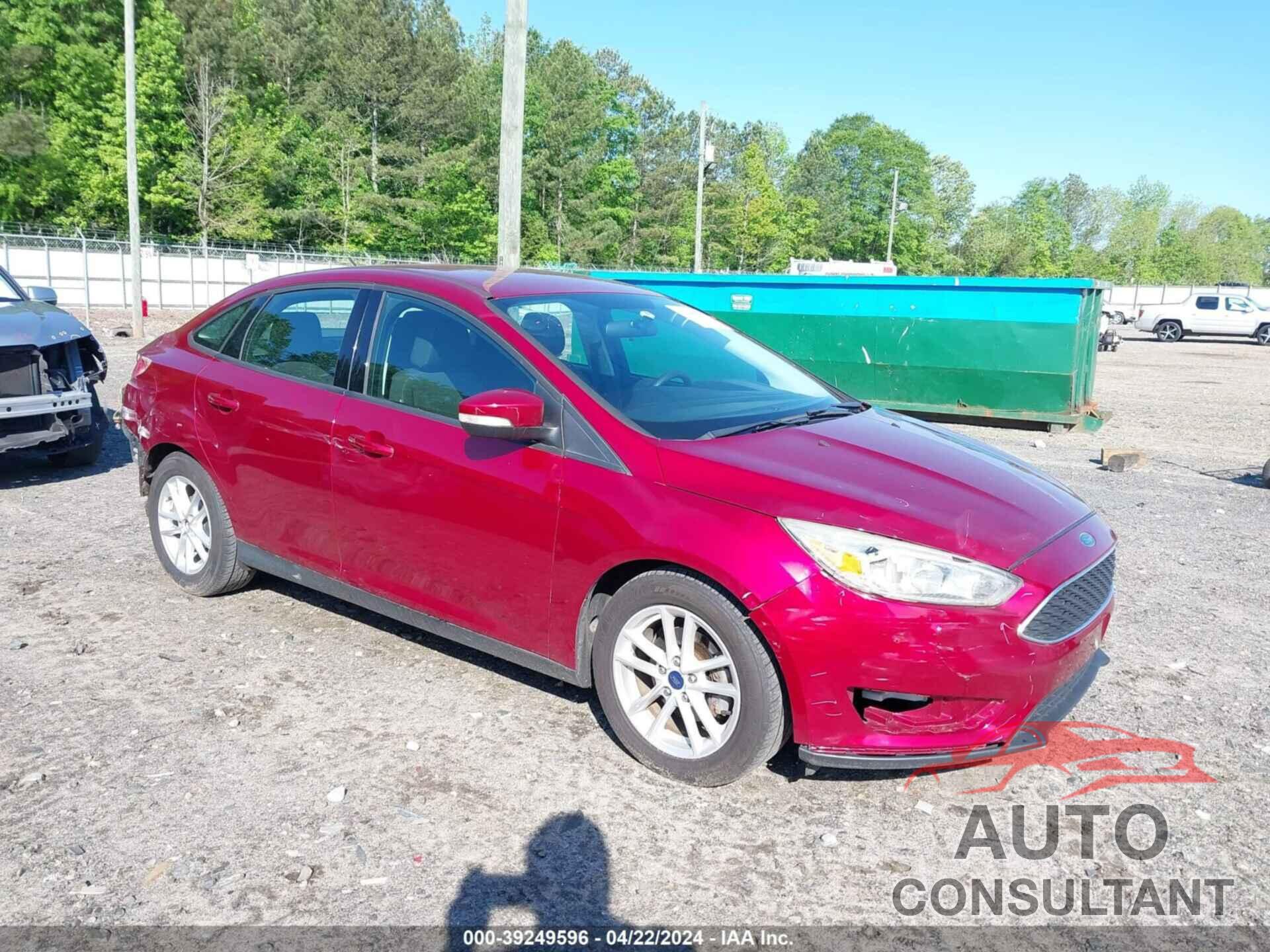 FORD FOCUS 2016 - 1FADP3F25GL315060