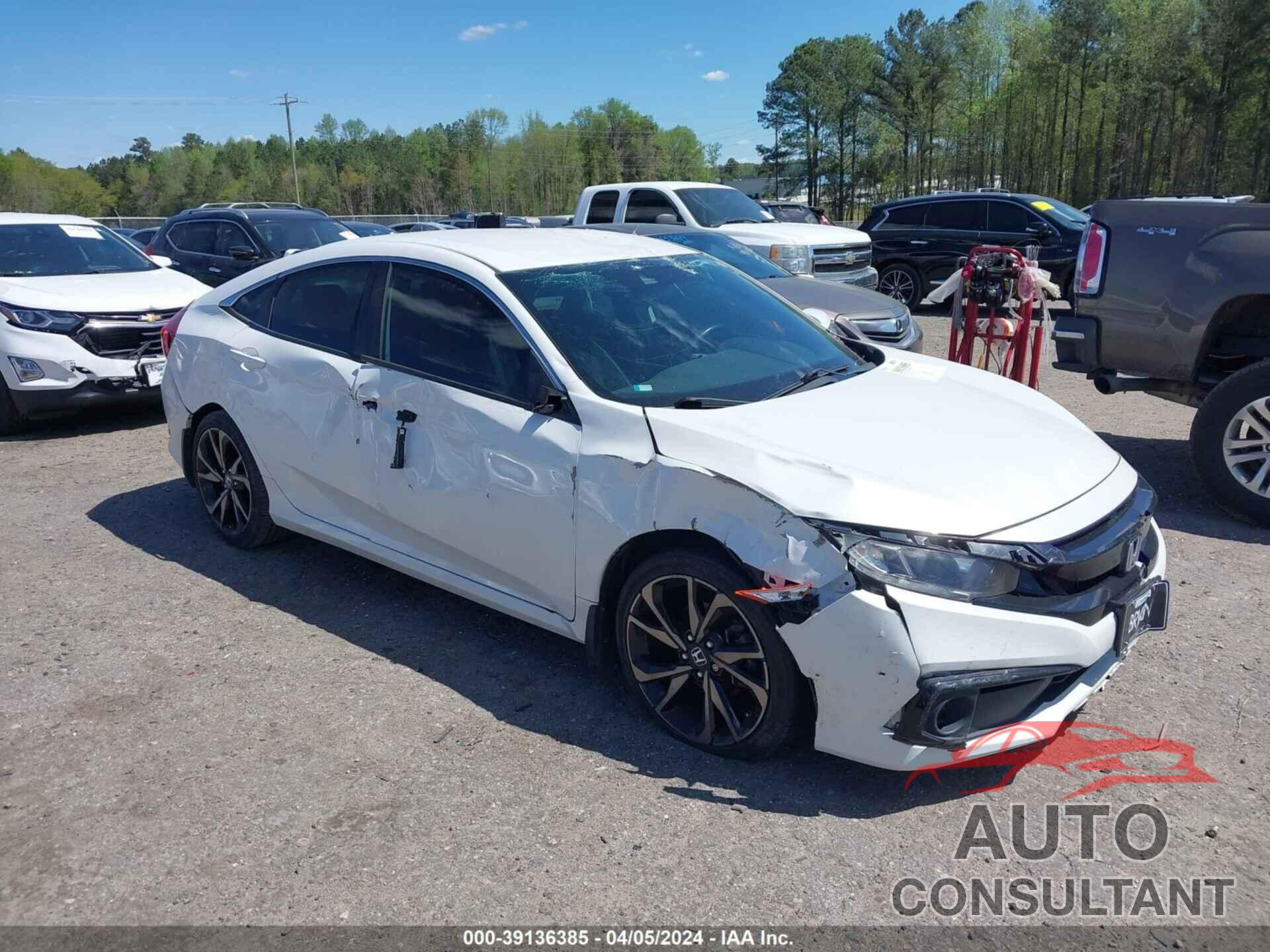 HONDA CIVIC 2019 - 2HGFC2F81KH511274