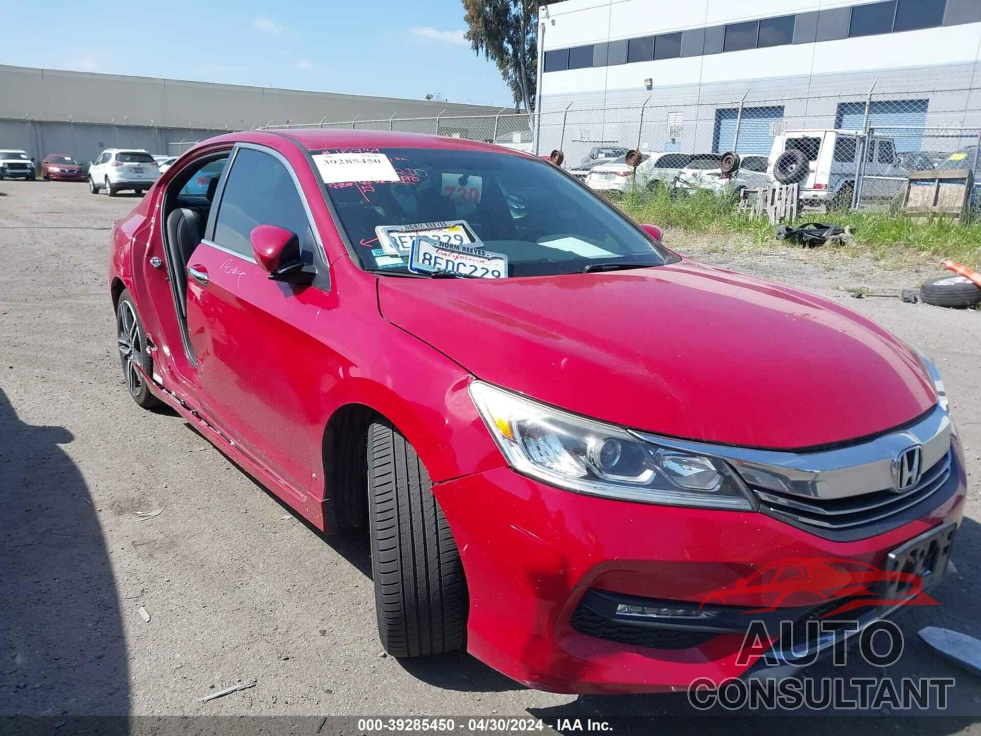 HONDA ACCORD 2017 - 1HGCR2F16HA048995