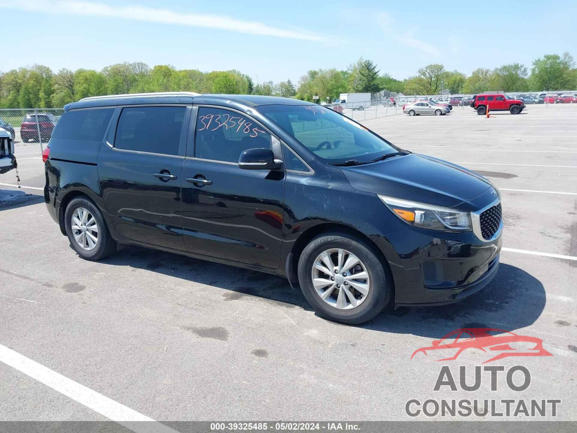 KIA SEDONA 2018 - KNDMB5C18J6346115