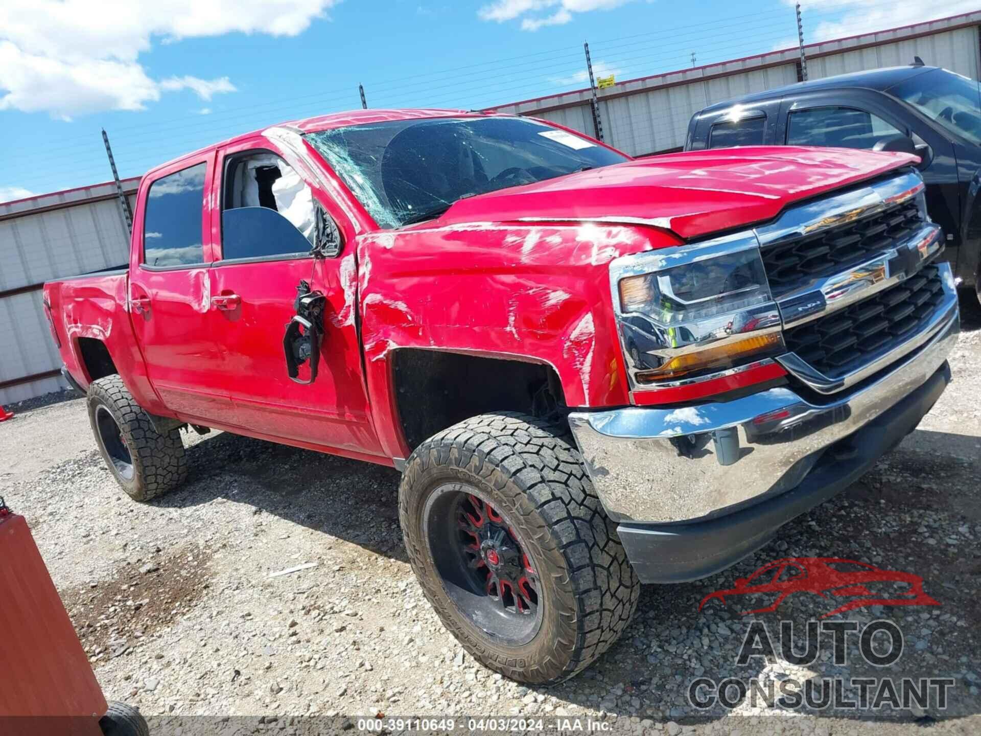 CHEVROLET SILVERADO 2017 - 3GCUKREH5HG462107