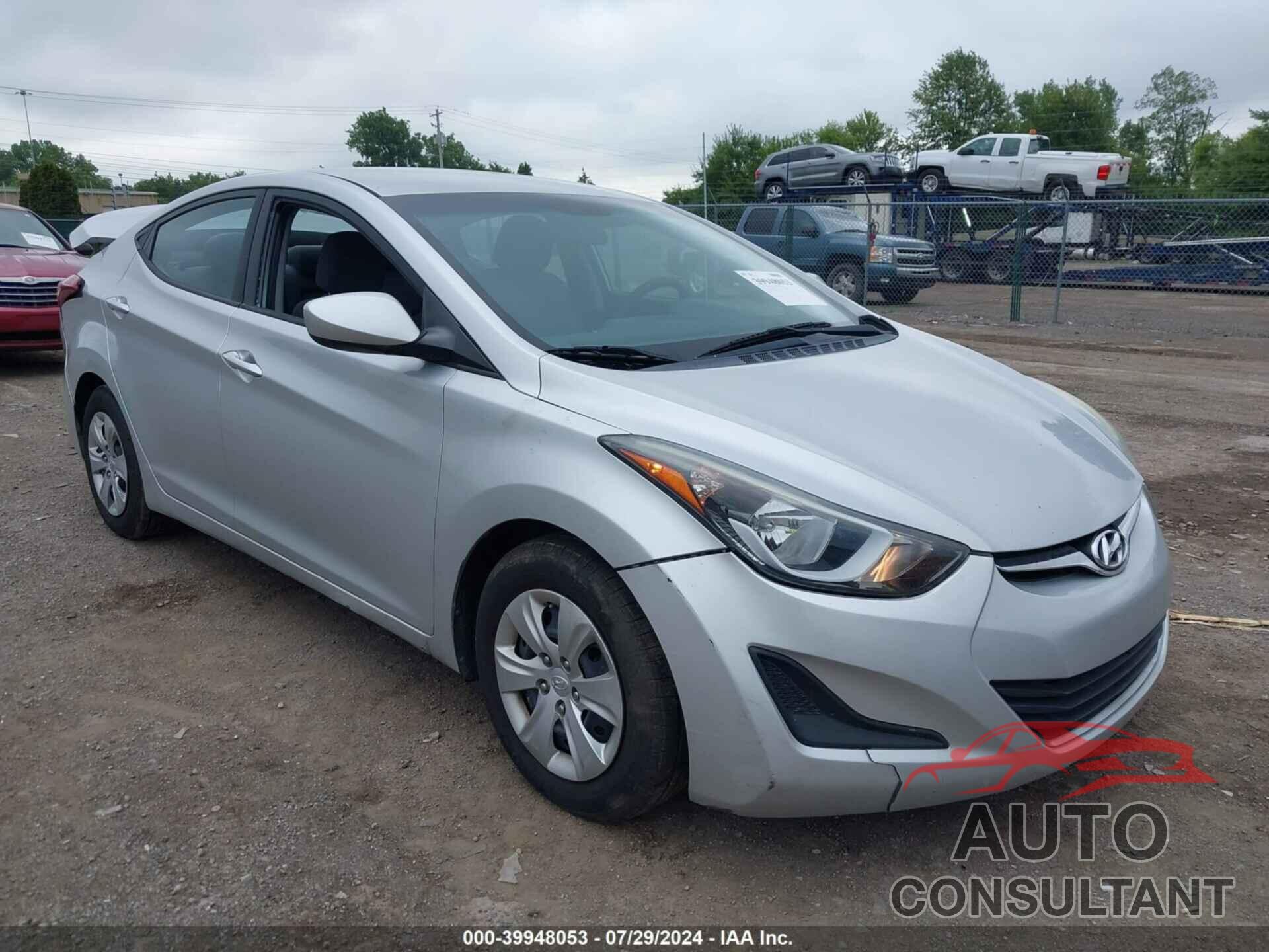 HYUNDAI ELANTRA 2016 - 5NPDH4AE9GH739909