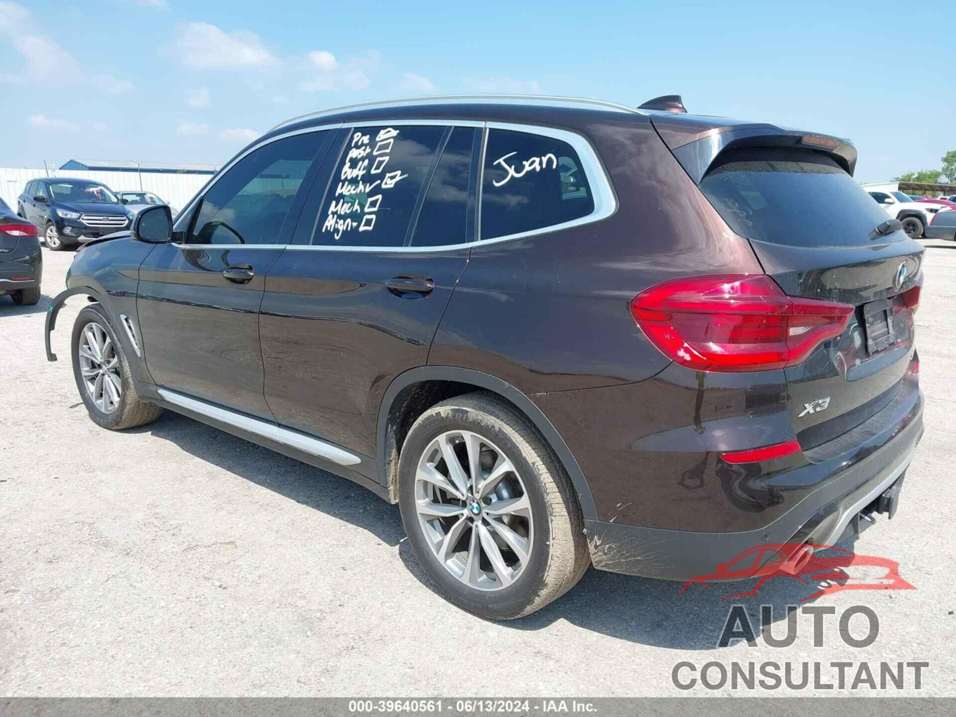 BMW X3 2019 - 5UXTR9C58KLP91313