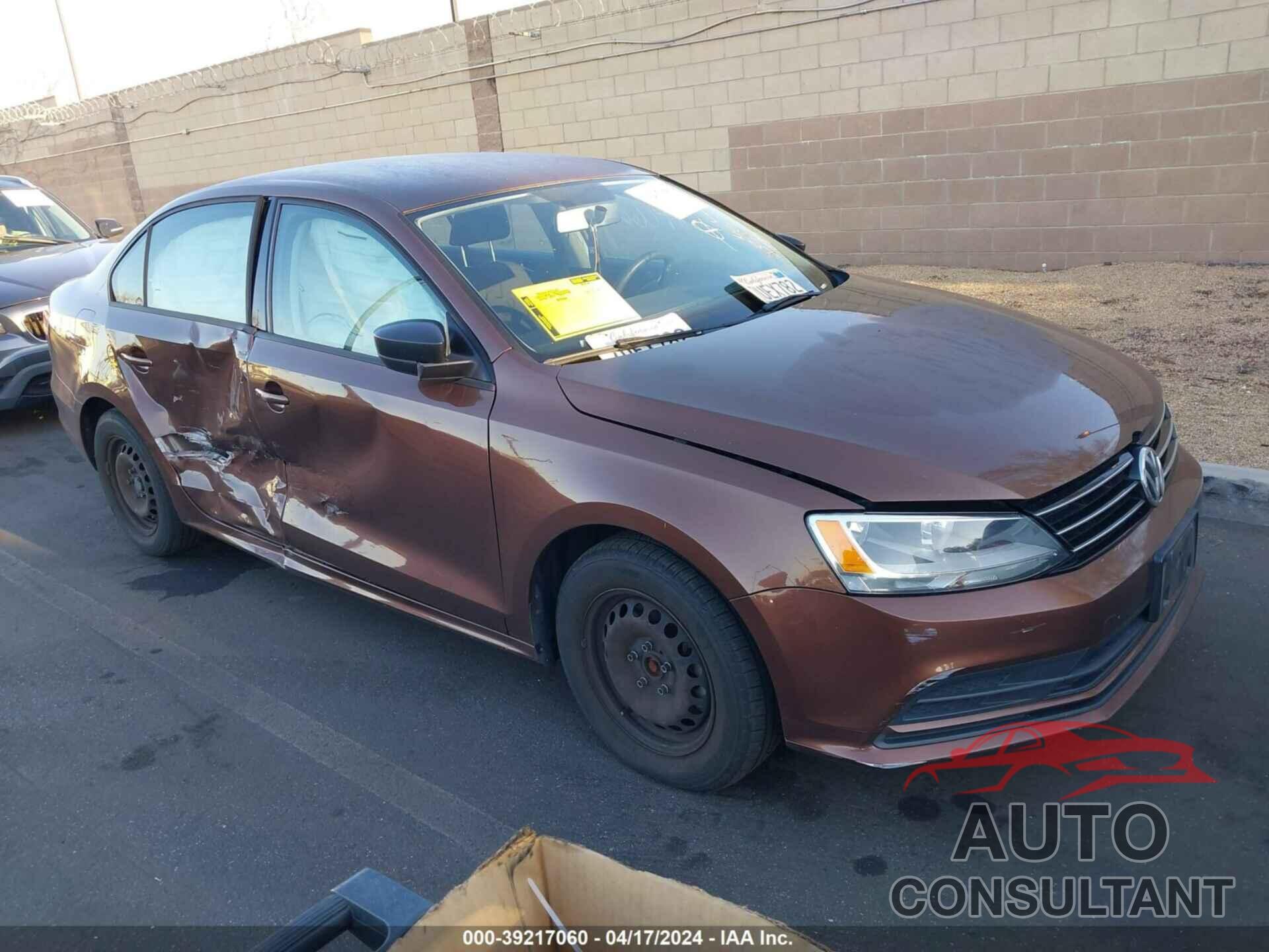 VOLKSWAGEN JETTA 2016 - 3VW267AJ4GM381394