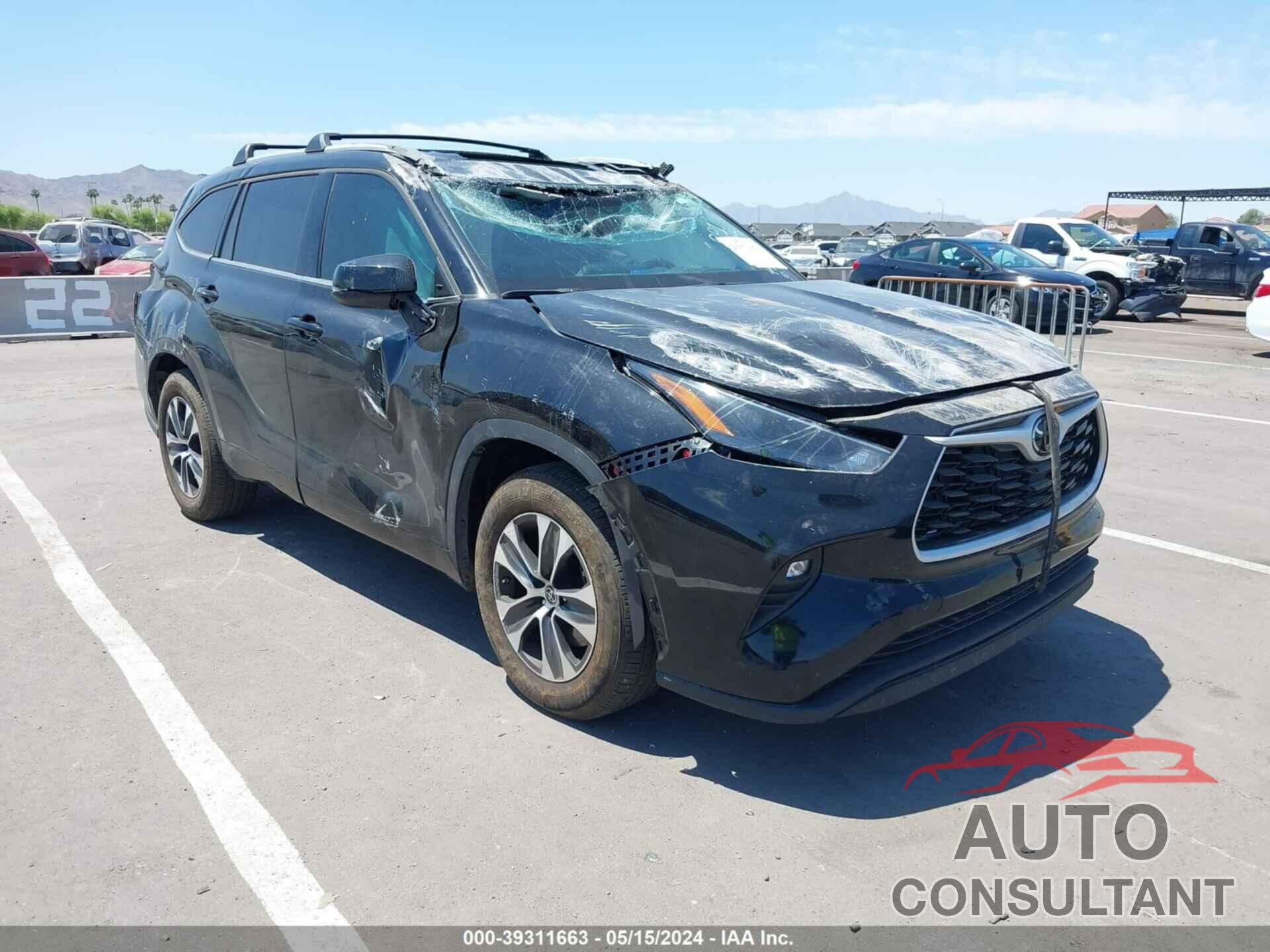 TOYOTA HIGHLANDER 2022 - 5TDHZRAH1NS136434