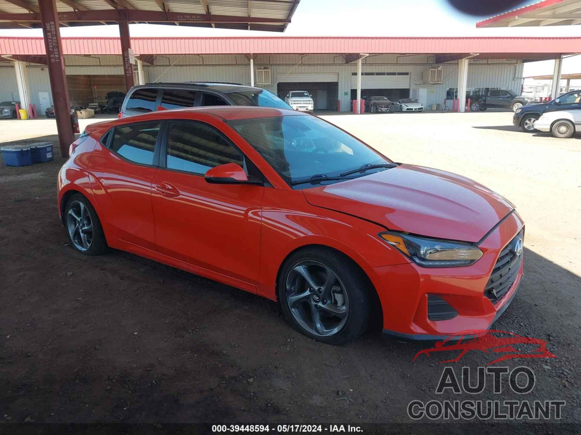 HYUNDAI VELOSTER 2019 - KMHTG6AF3KU015761