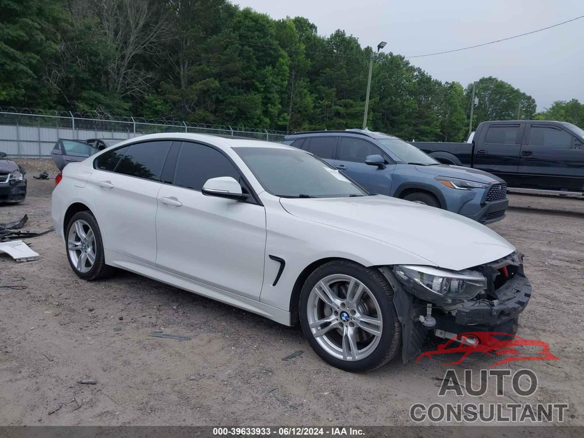 BMW 430I GRAN COUPE 2018 - WBA4J3C50JBG96453