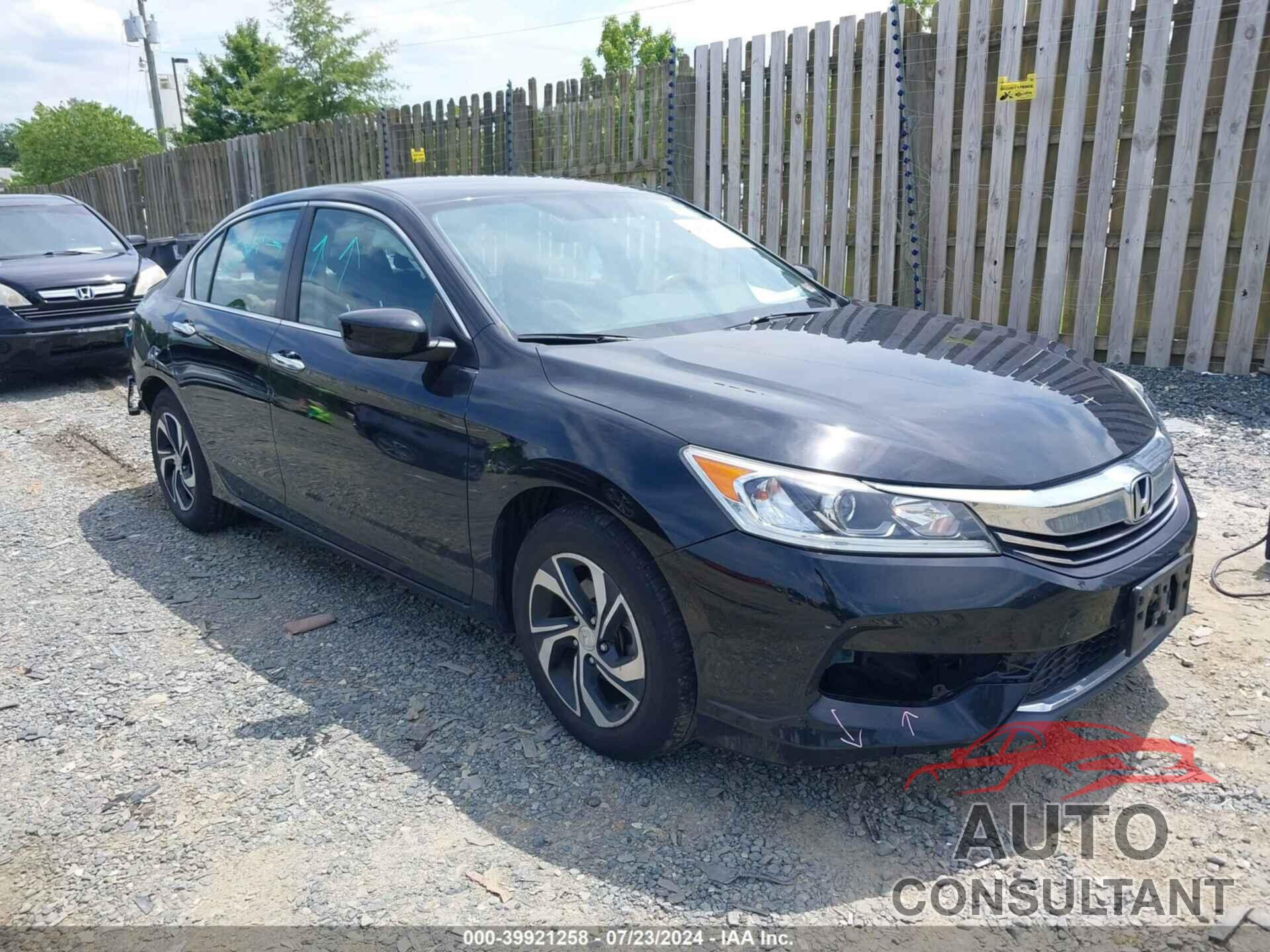 HONDA ACCORD 2017 - 1HGCR2F32HA216410