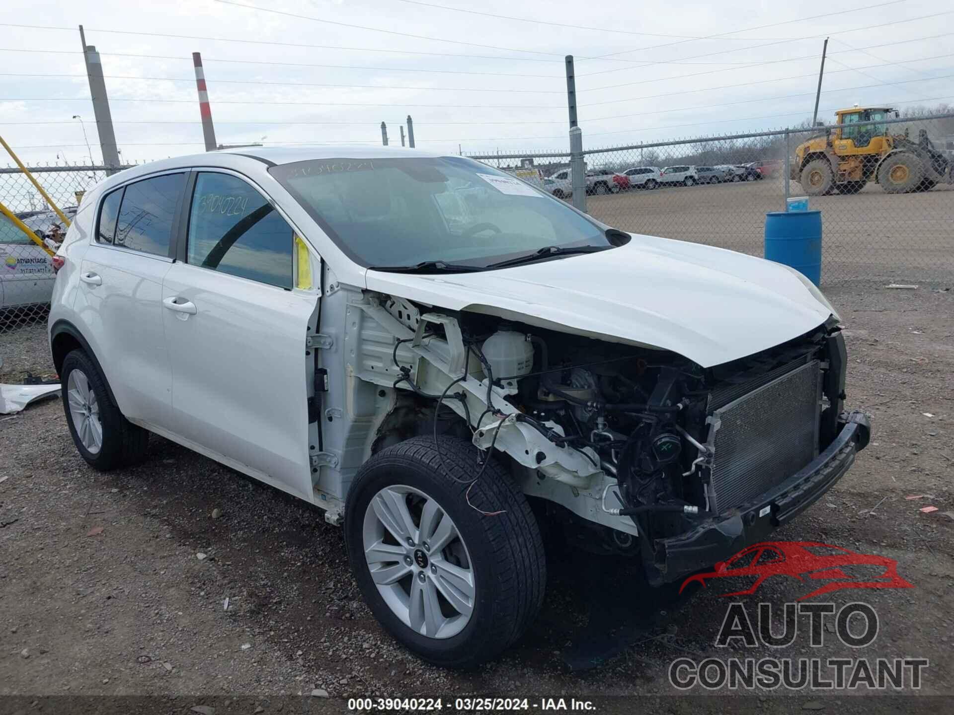KIA SPORTAGE 2017 - KNDPMCAC3H7091023