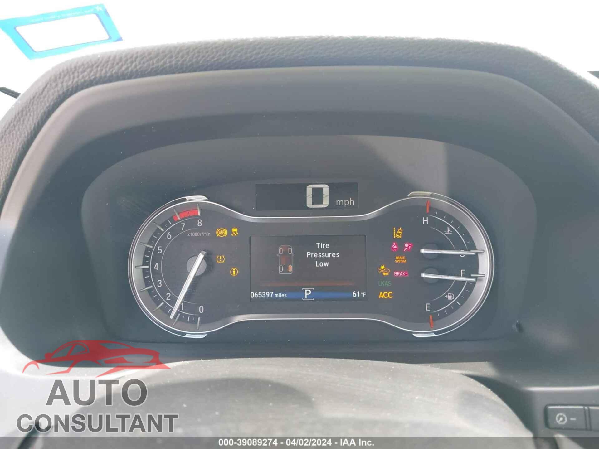 HONDA RIDGELINE 2017 - 5FPYK3F8XHB011037