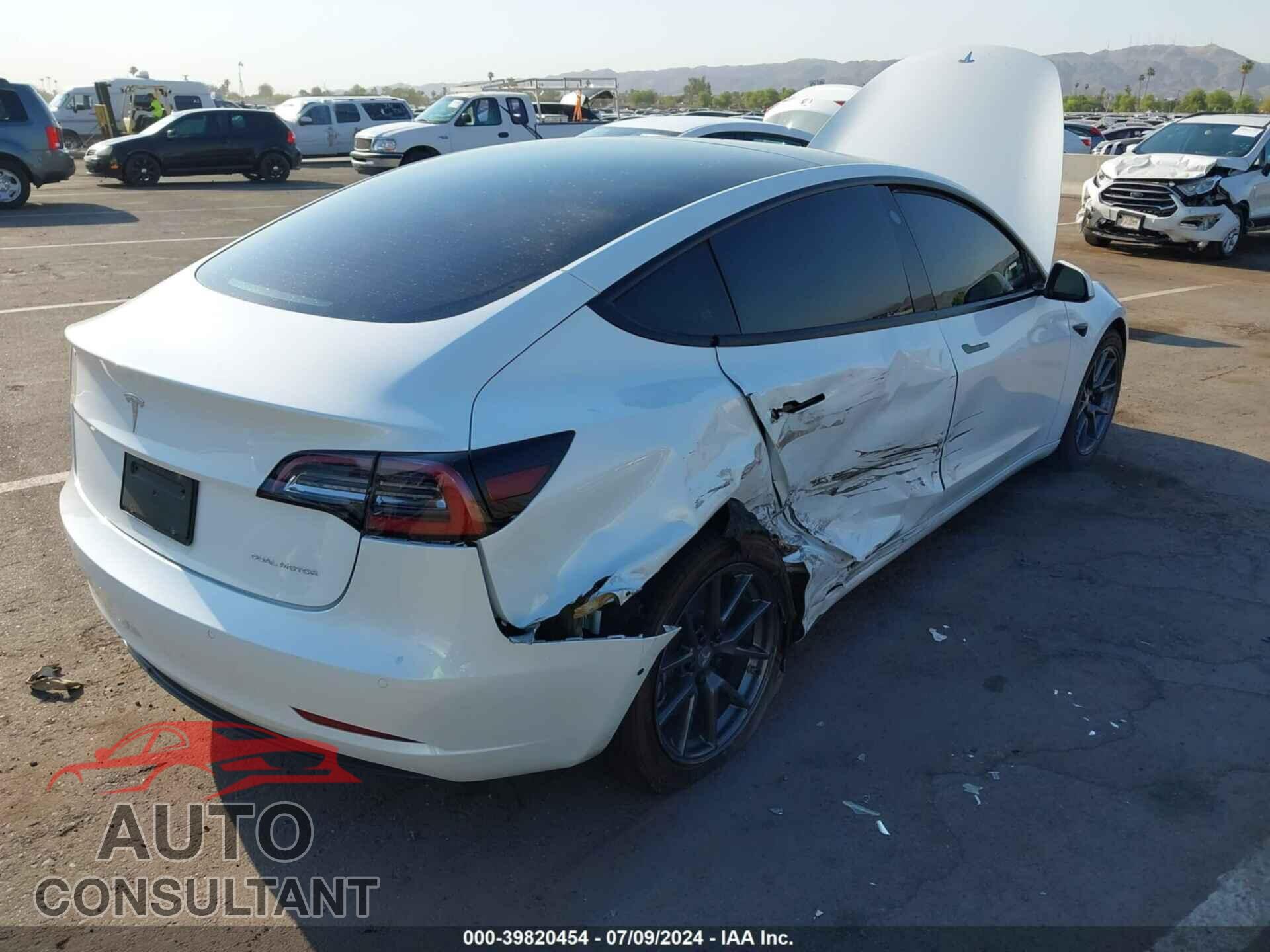 TESLA MODEL 3 2022 - 5YJ3E1EB7NF170203
