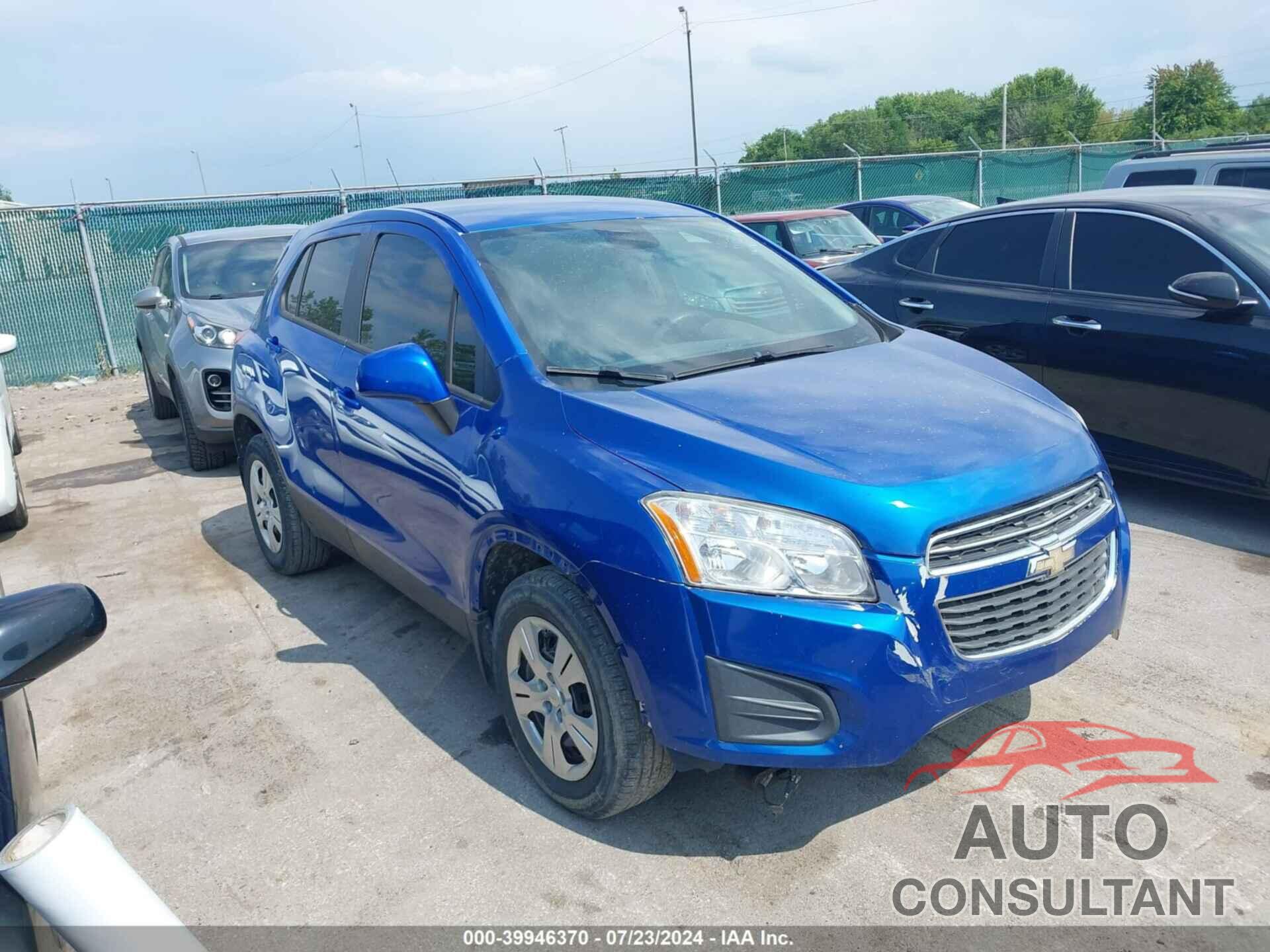 CHEVROLET TRAX 2016 - KL7CJKSB3GB635004