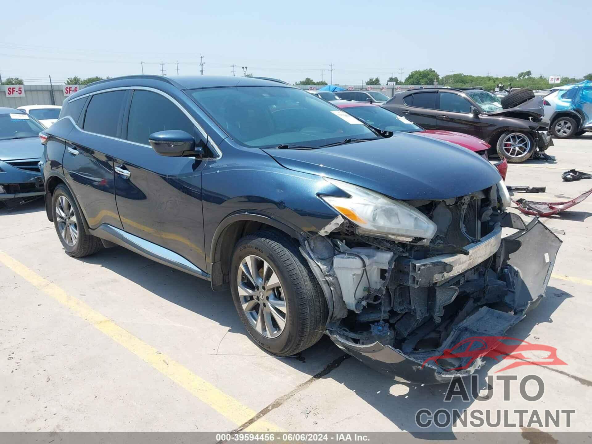 NISSAN MURANO 2017 - 5N1AZ2MG1HN135852