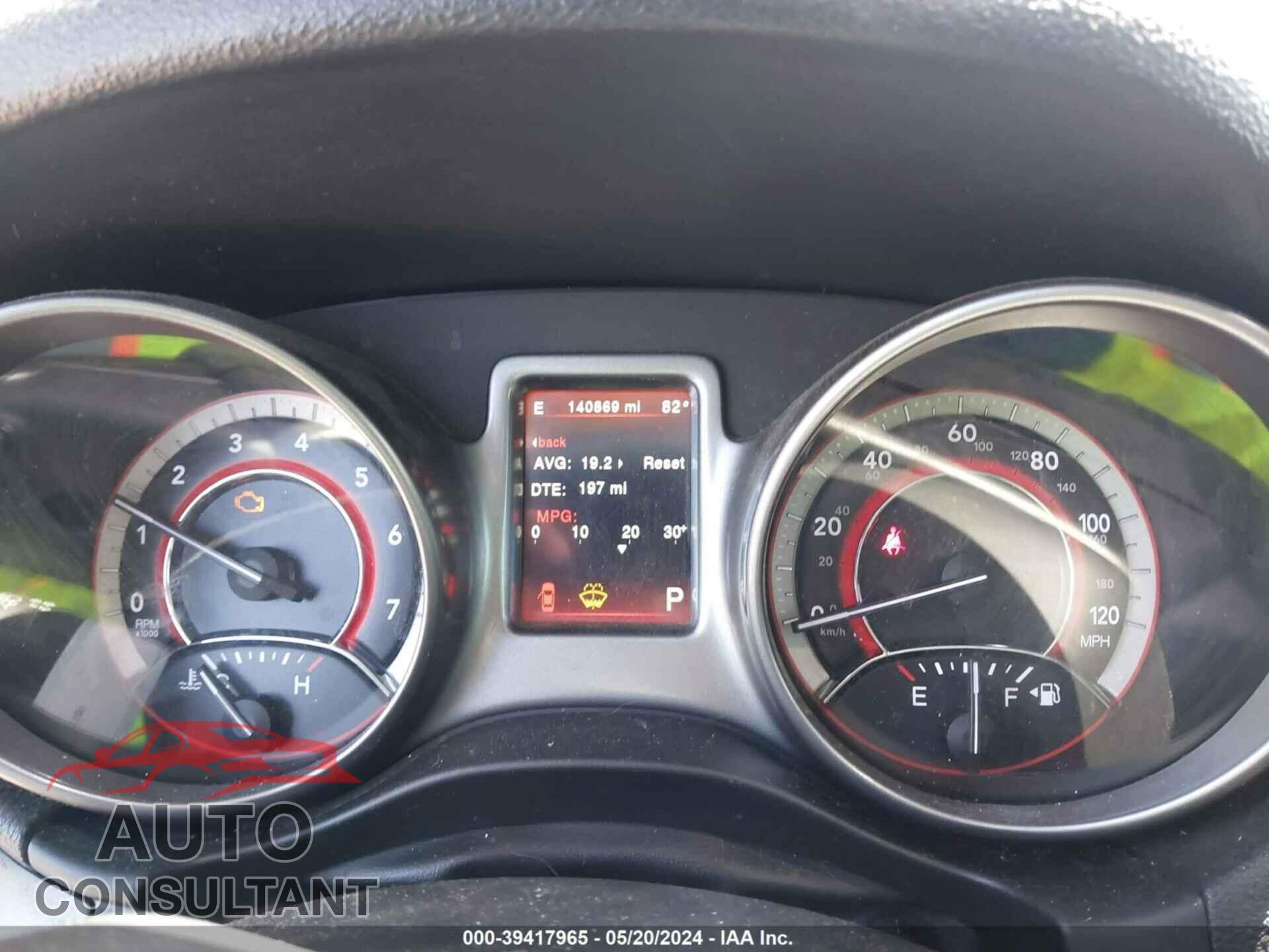 DODGE JOURNEY 2017 - 3C4PDDGG3HT595809