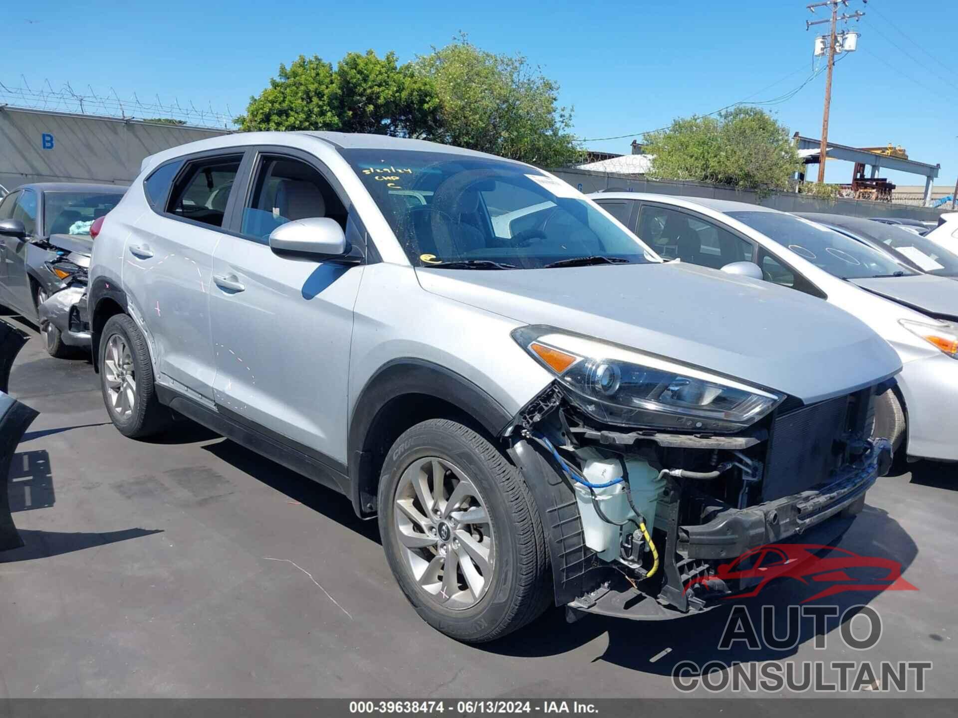 HYUNDAI TUCSON 2017 - KM8J23A4XHU408653